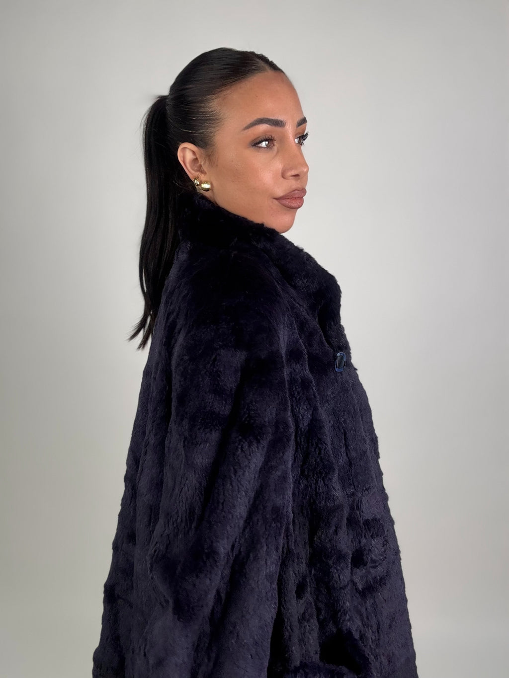 Cappotto in lapin N624