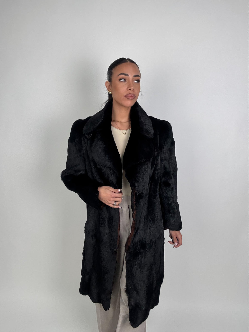 Cappotto in lapin N625
