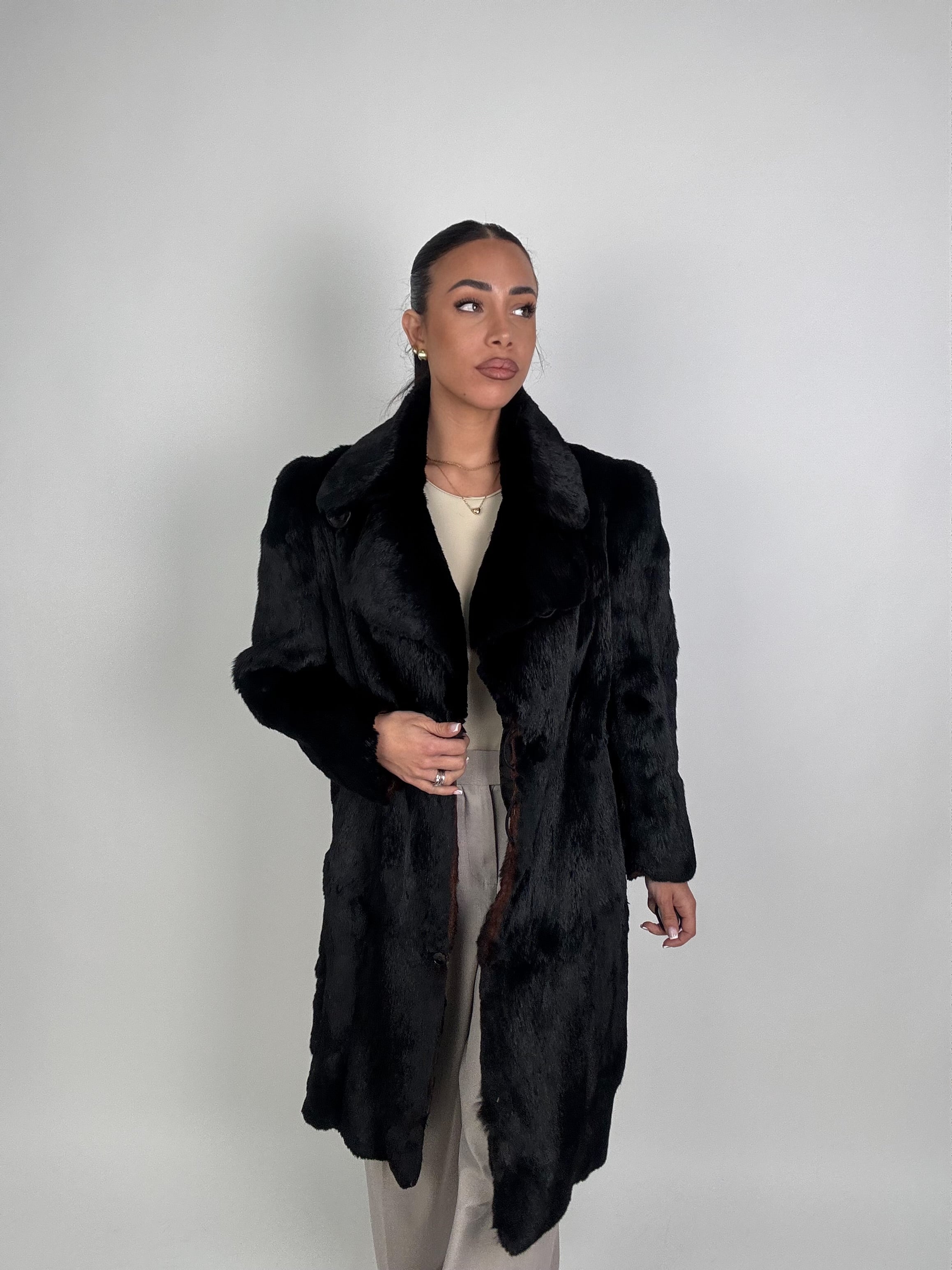 Cappotto in lapin N625