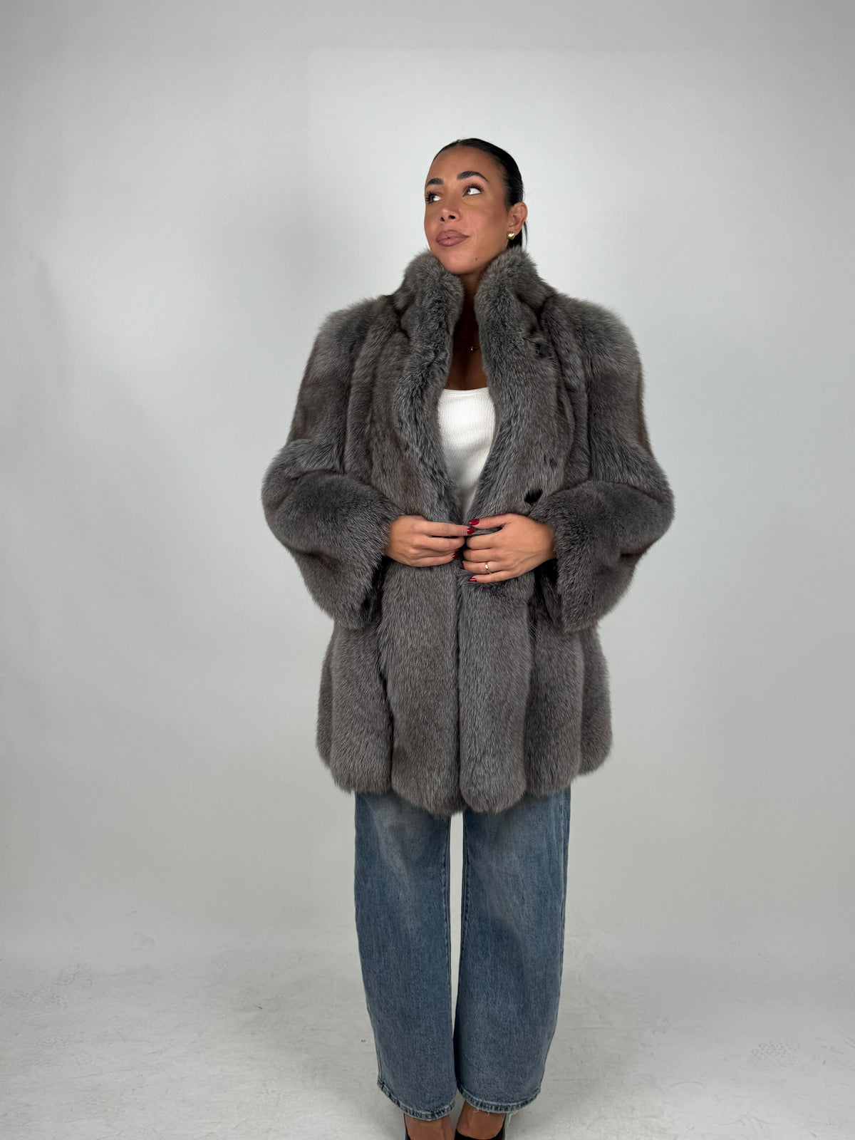 Giacca in volpe grey N242