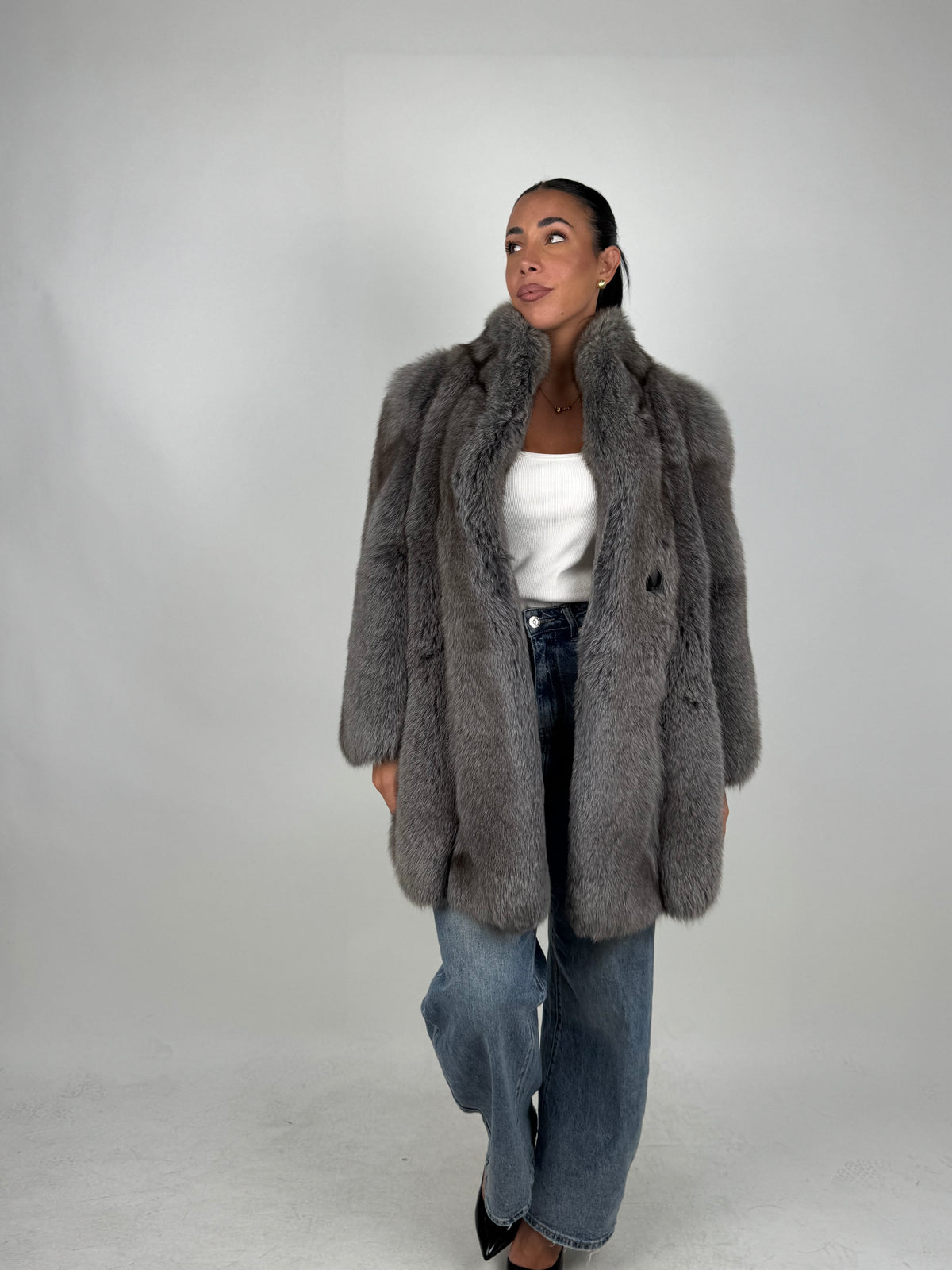 Giacca in volpe grey N242
