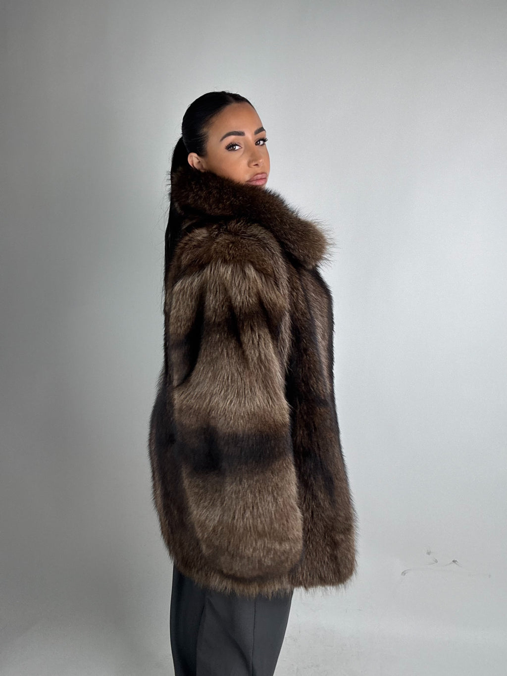 Cappotto in marmotta N446