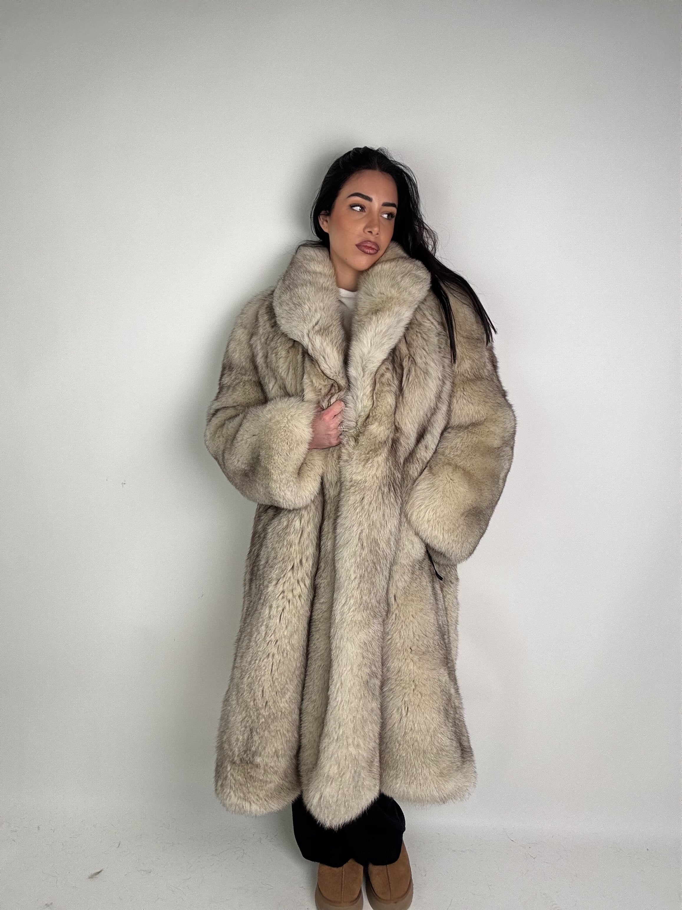 Cappotto in volpe della groenlandia N410