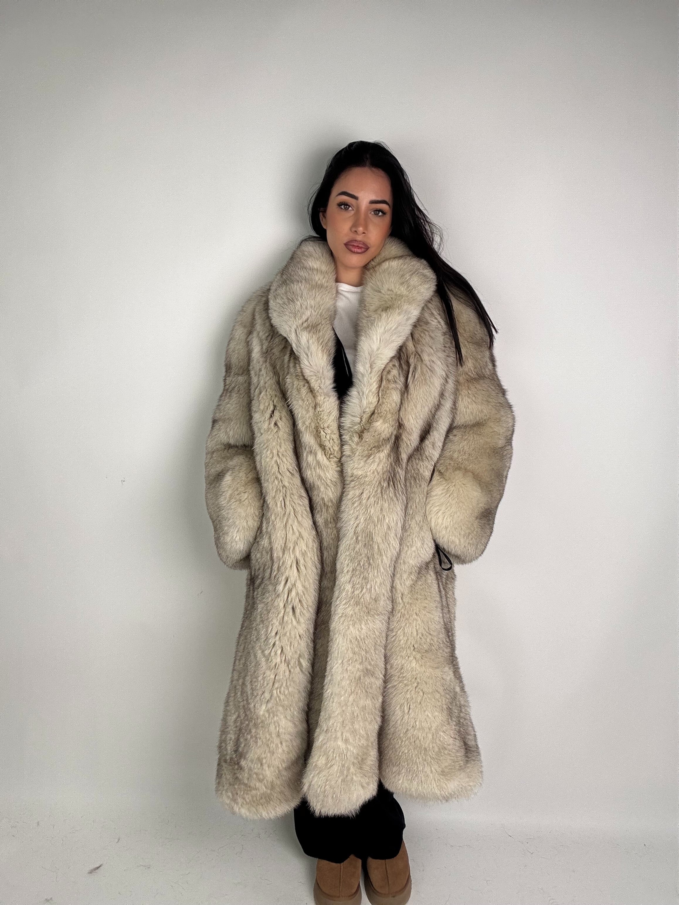 Cappotto in volpe della groenlandia N410