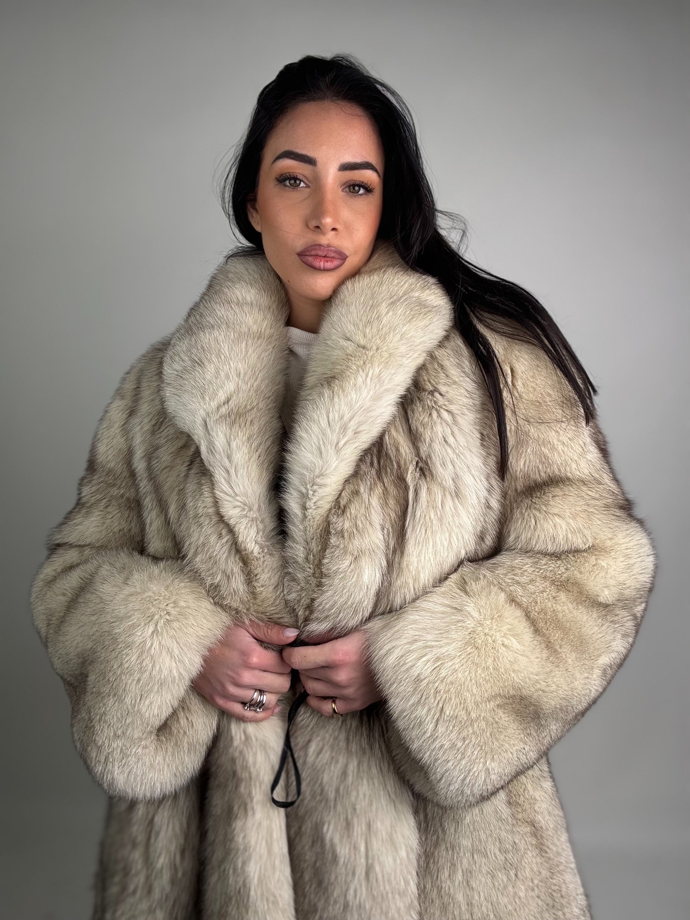 Cappotto in volpe della groenlandia N410