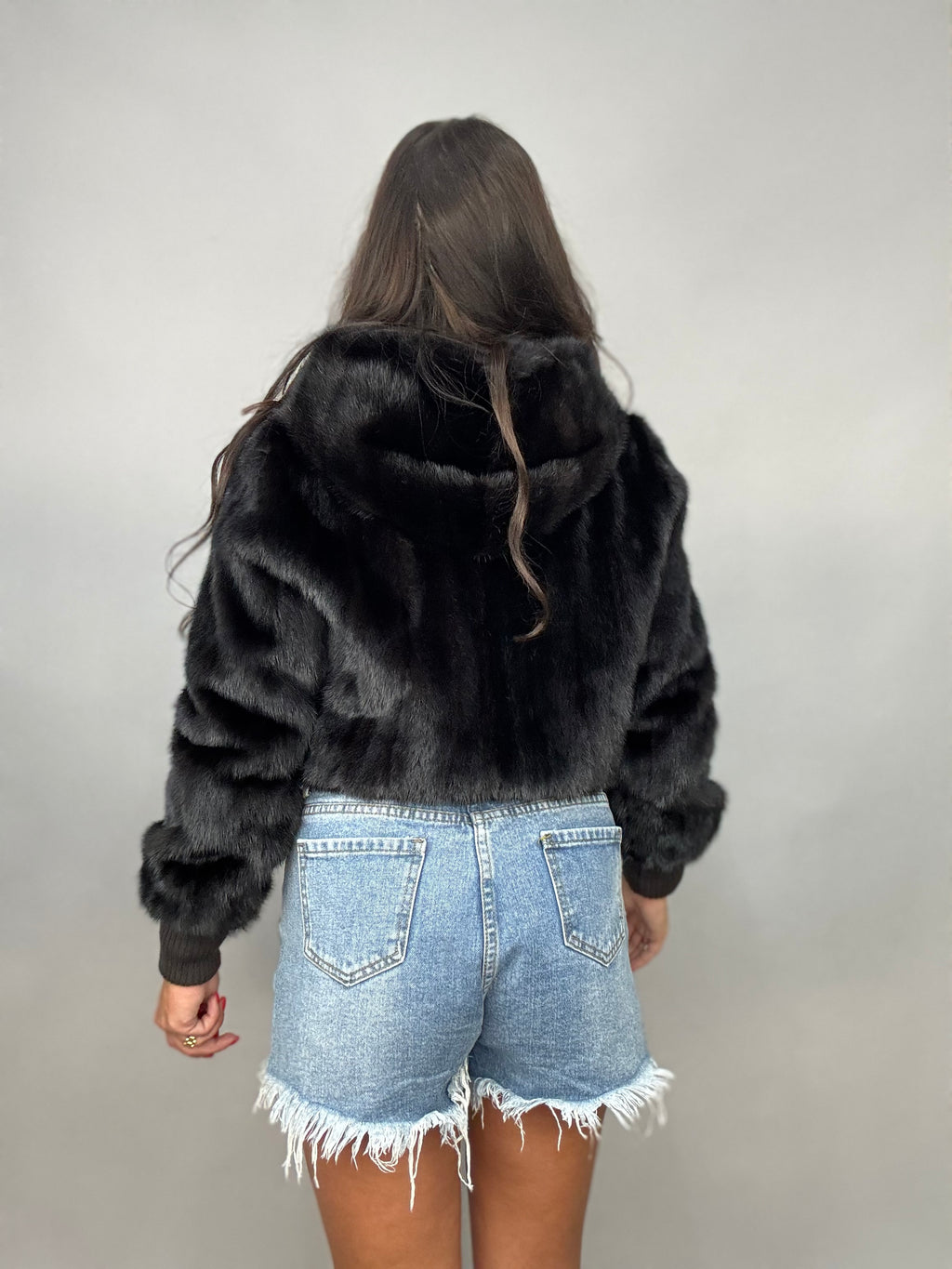 Mink Bomber Jacket