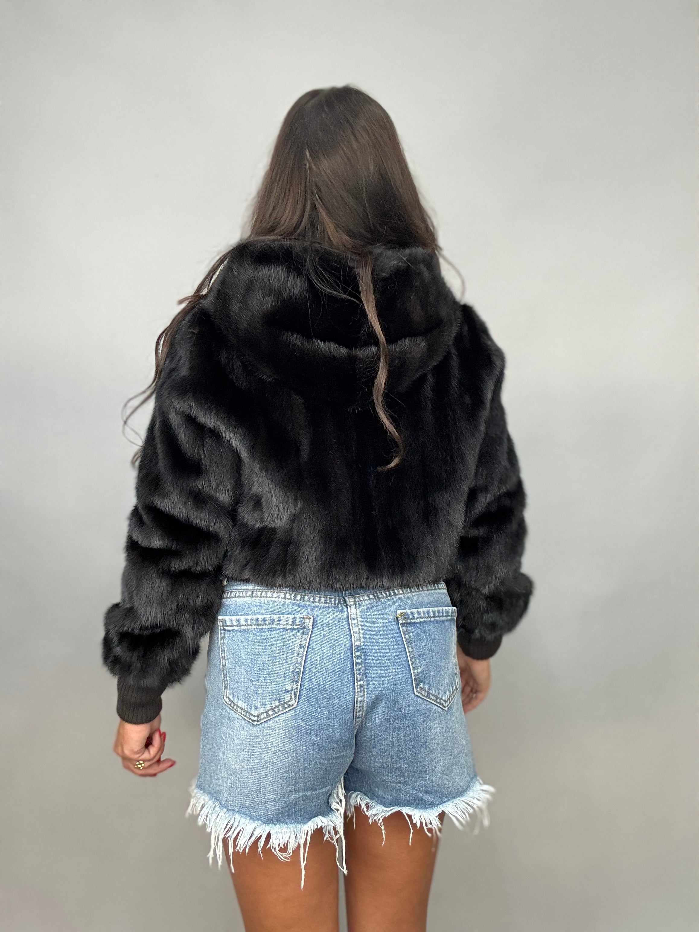 Mink Bomber Jacket