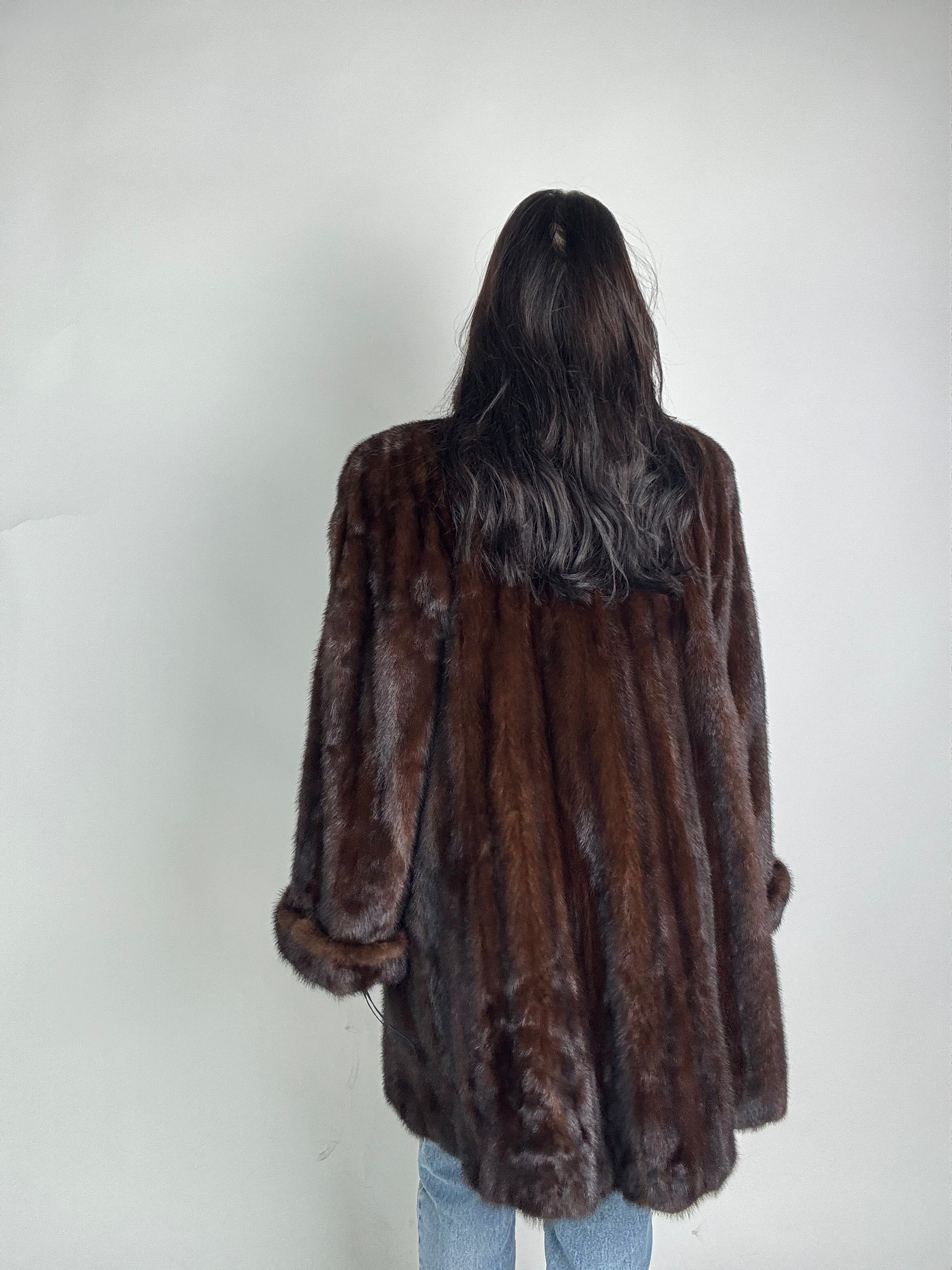 Cappotto in visone N423