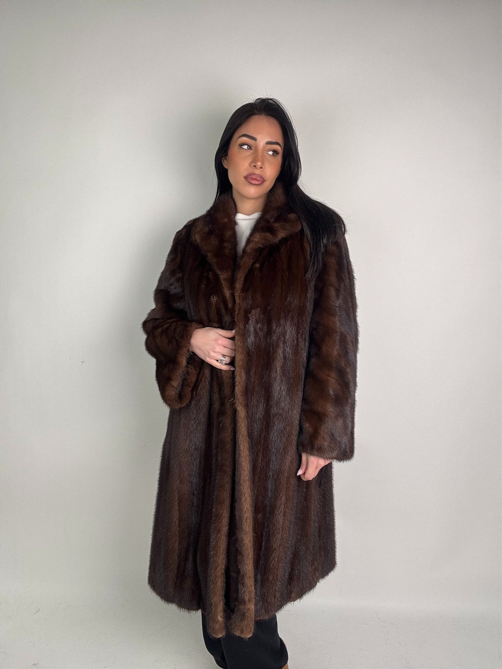 Cappotto in visone N595