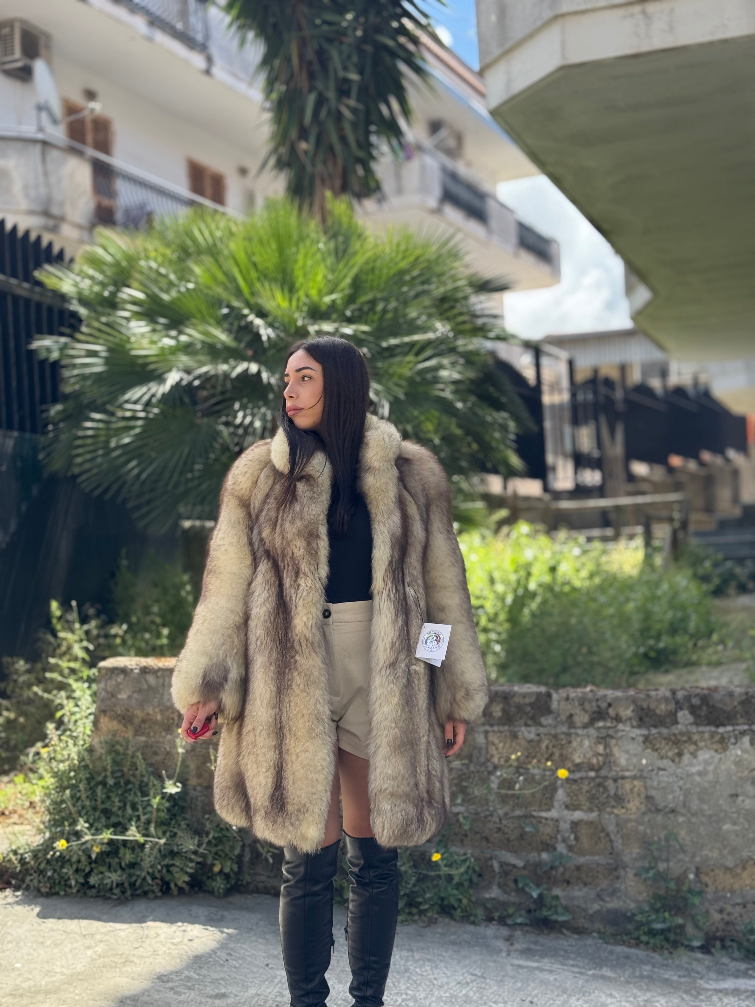 Giacca in volpe della groenlandia