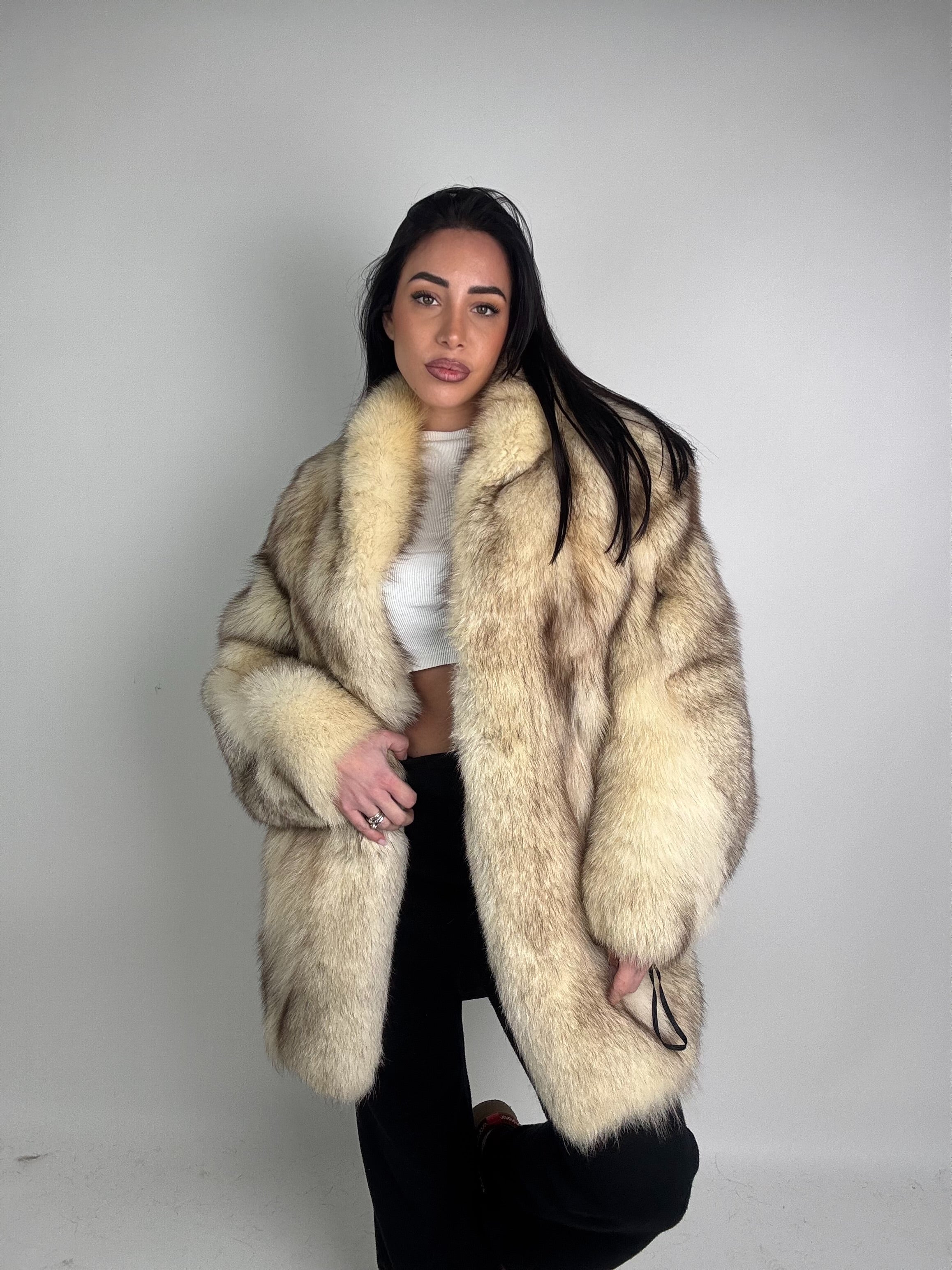 Giacca in volpe della groenlandia N412