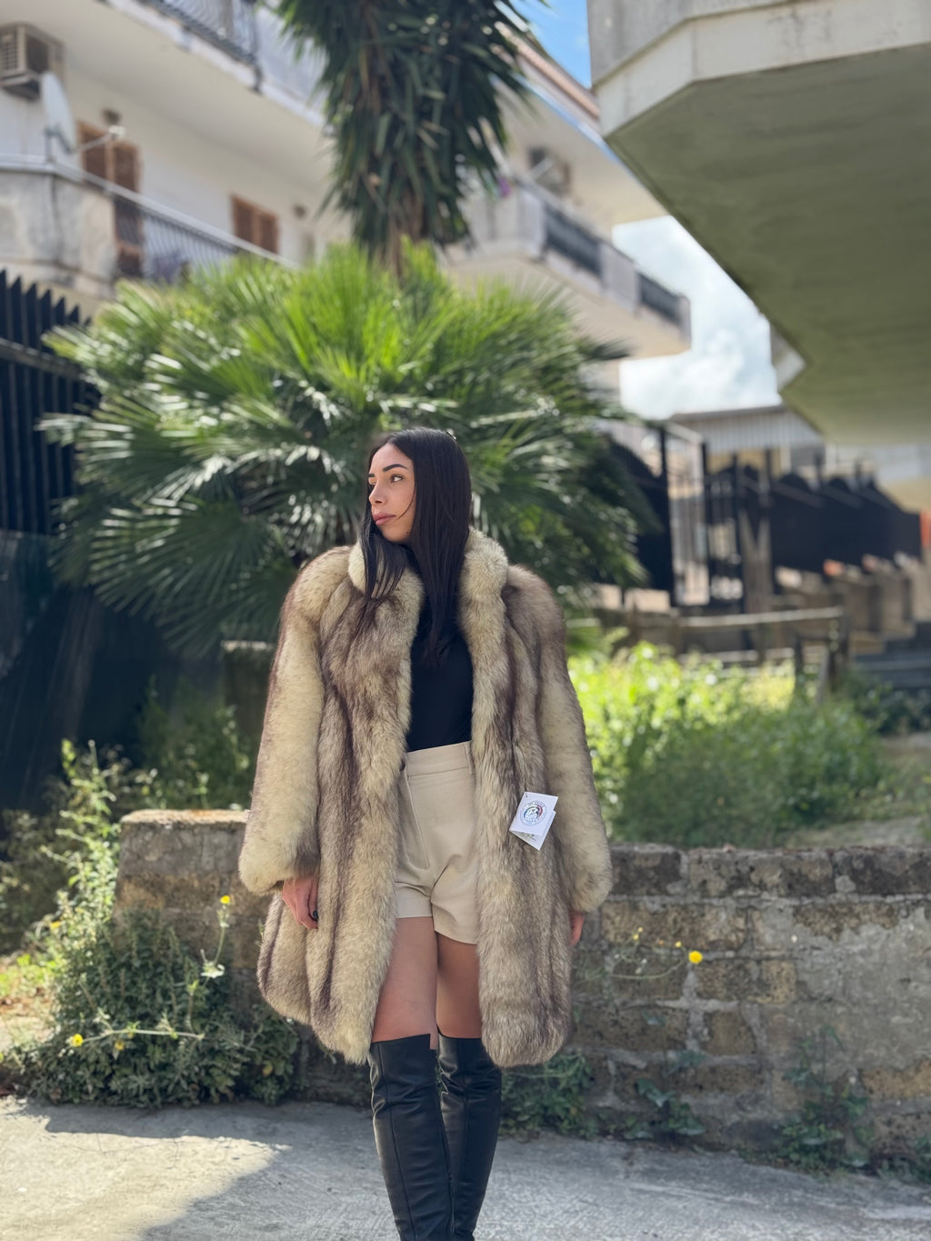 Giacca in volpe della groenlandia