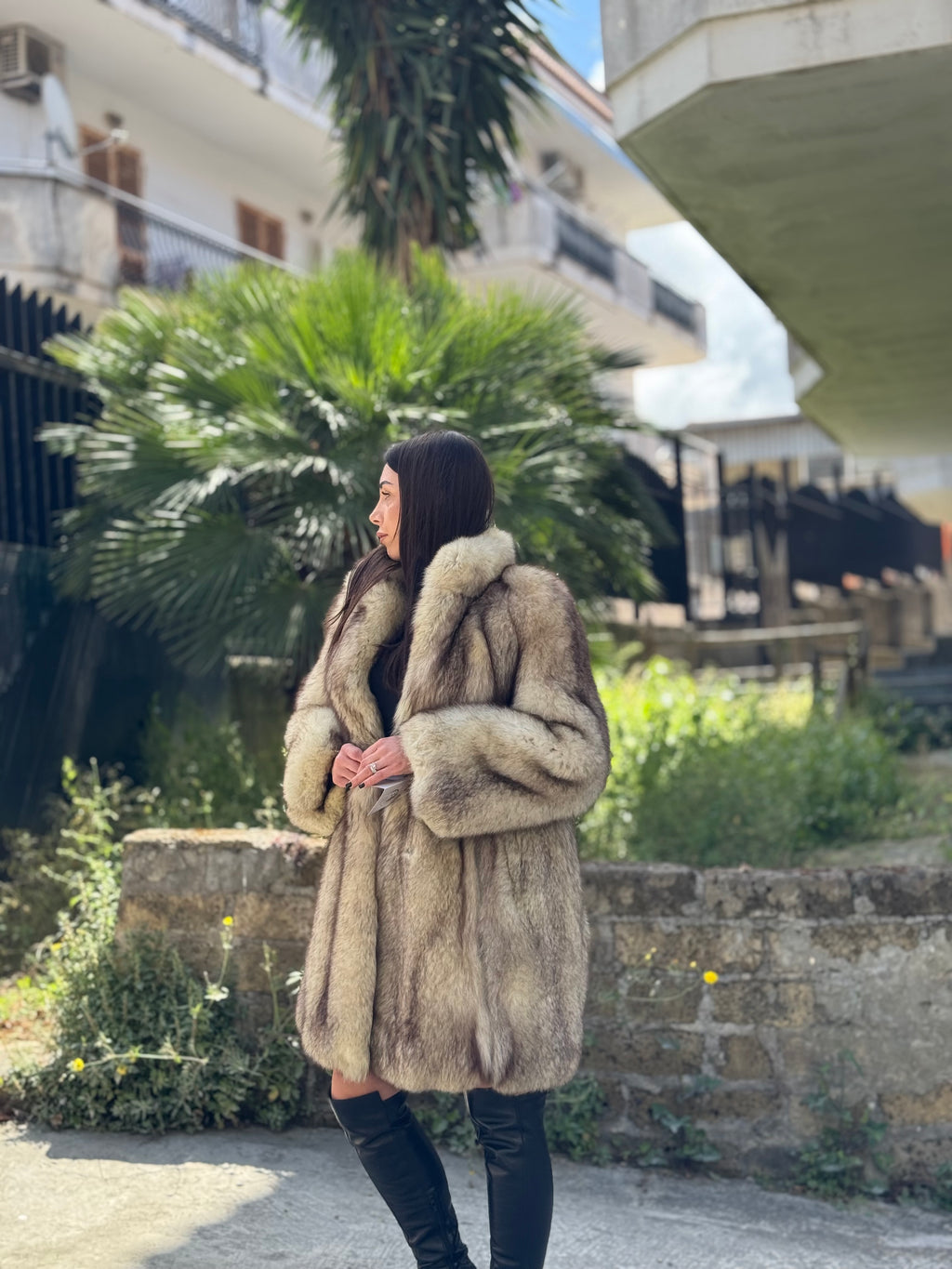 Giacca in volpe della groenlandia