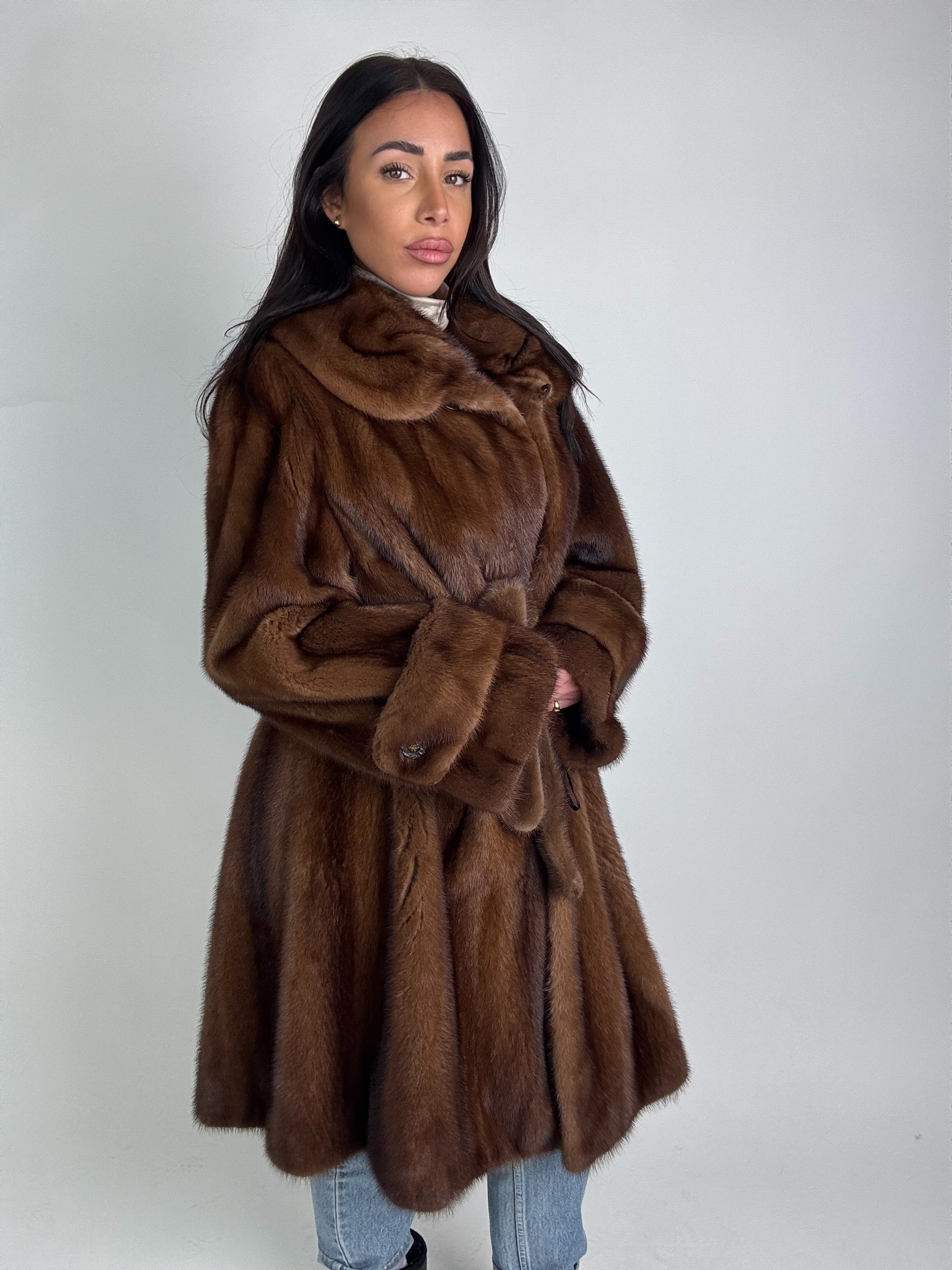 Cappotto in visone N422