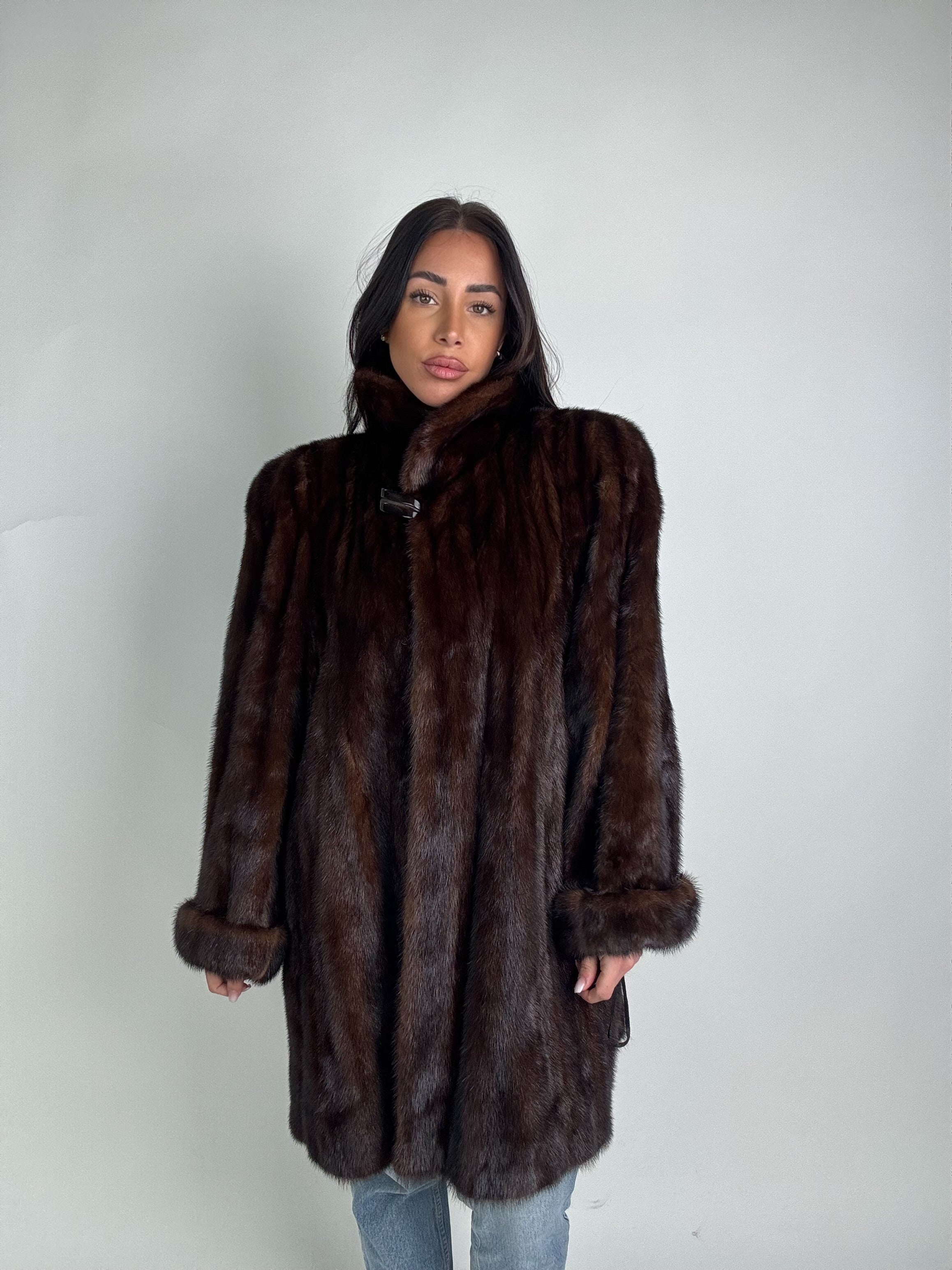 Cappotto in visone N423
