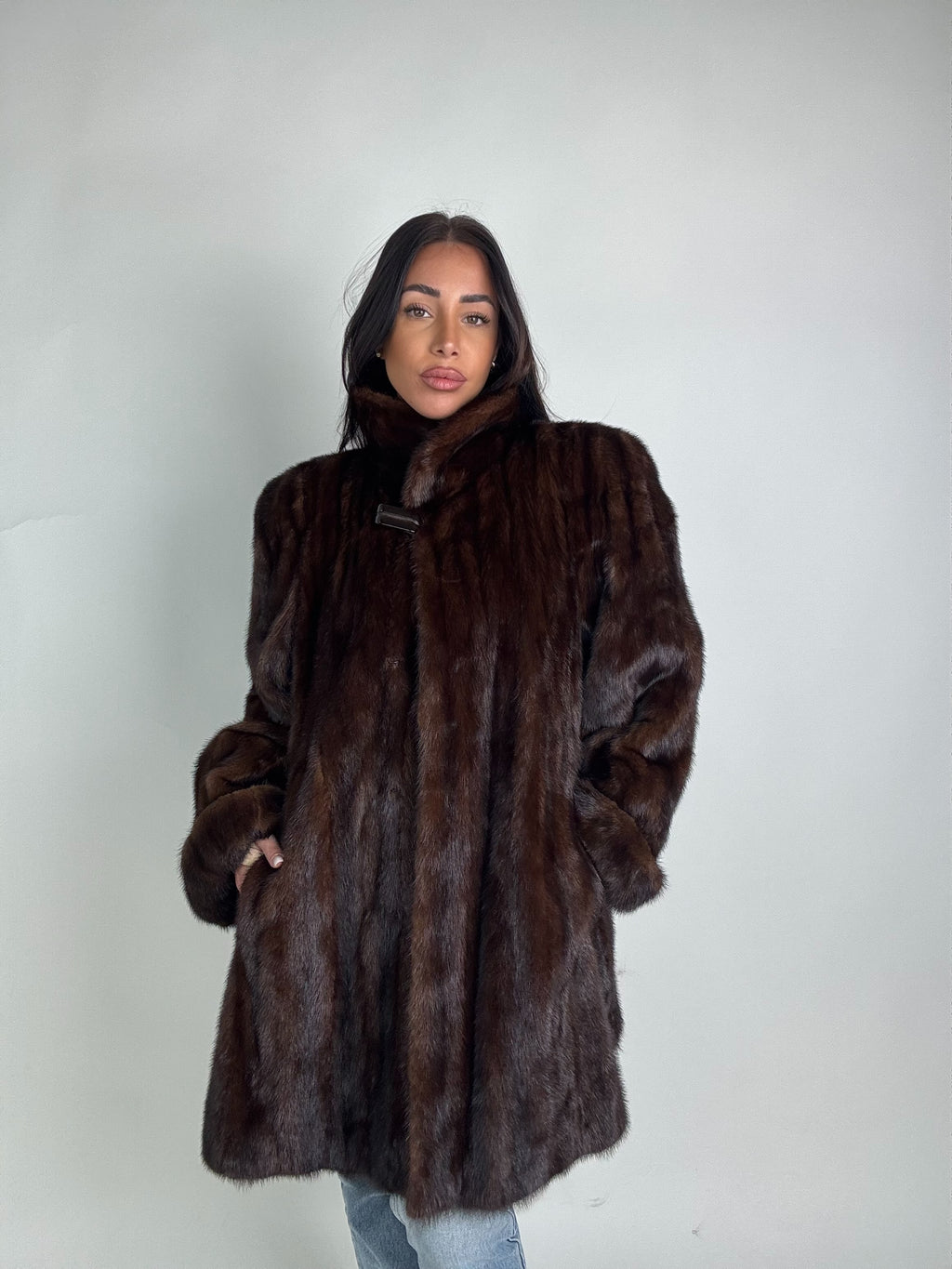 Cappotto in visone N423