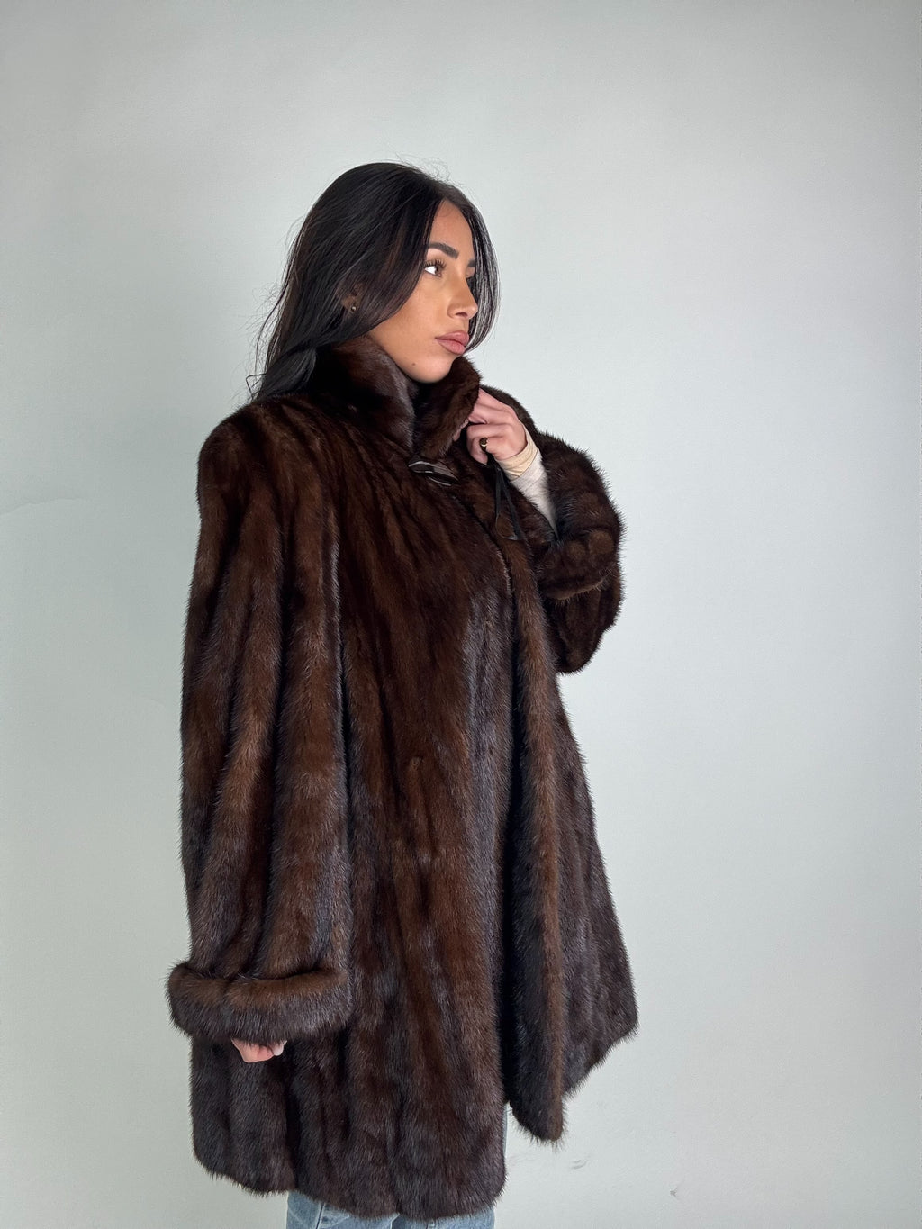 Cappotto in visone N423