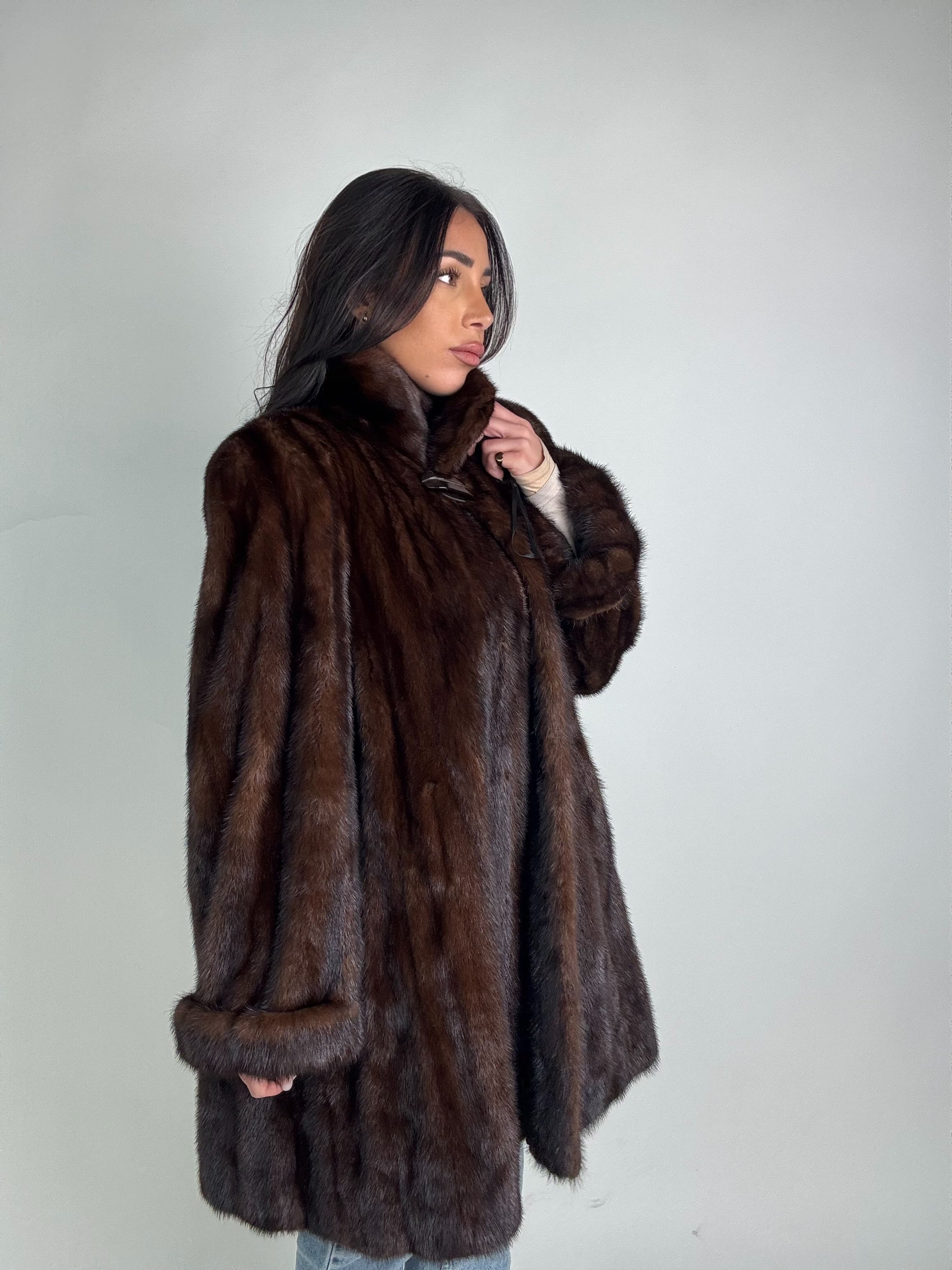 Cappotto in visone N423