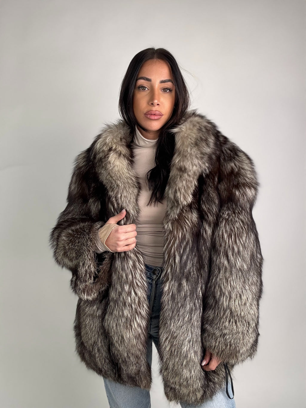 Mink Bomber Jacket