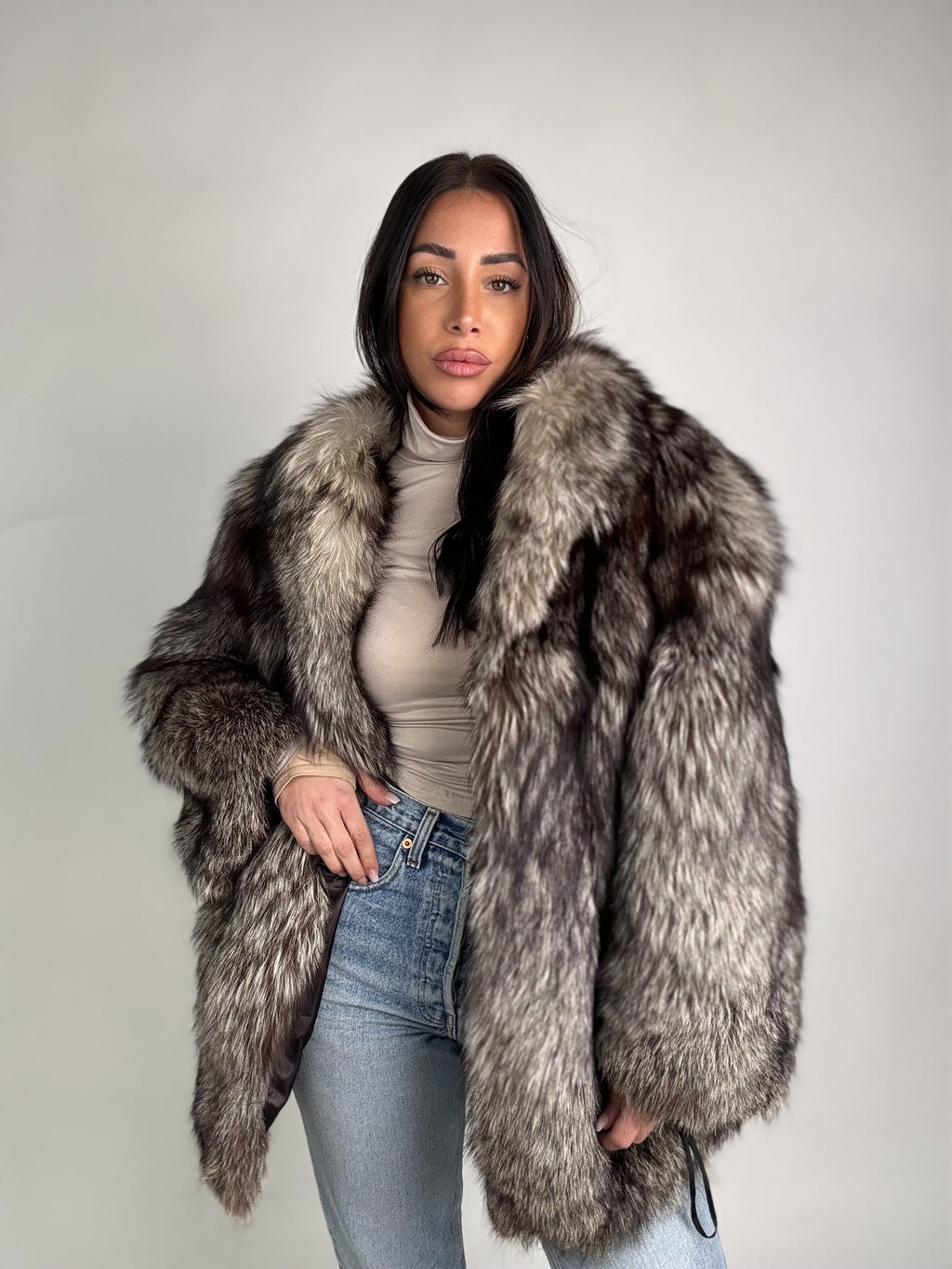 Mink Bomber Jacket