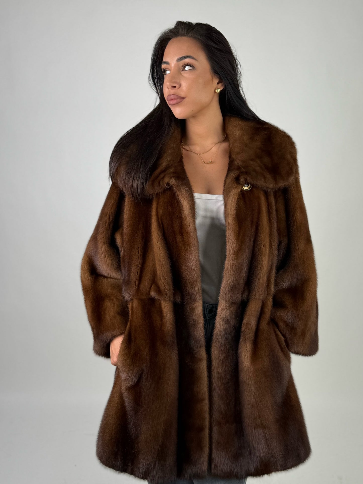 Cappotto in visone N651