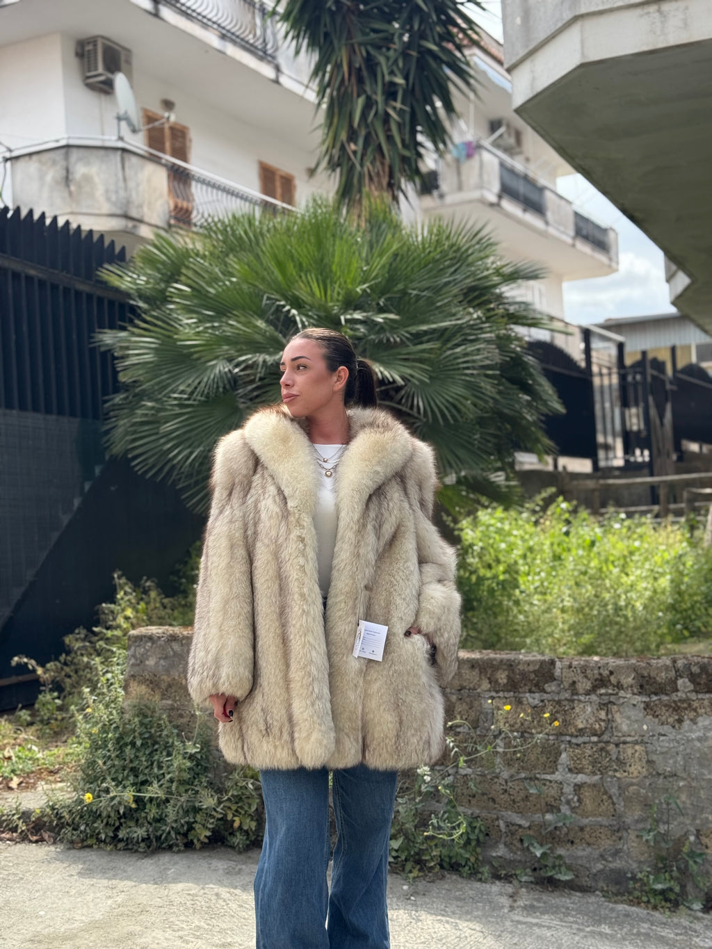 Giacca in volpe della groenlandia