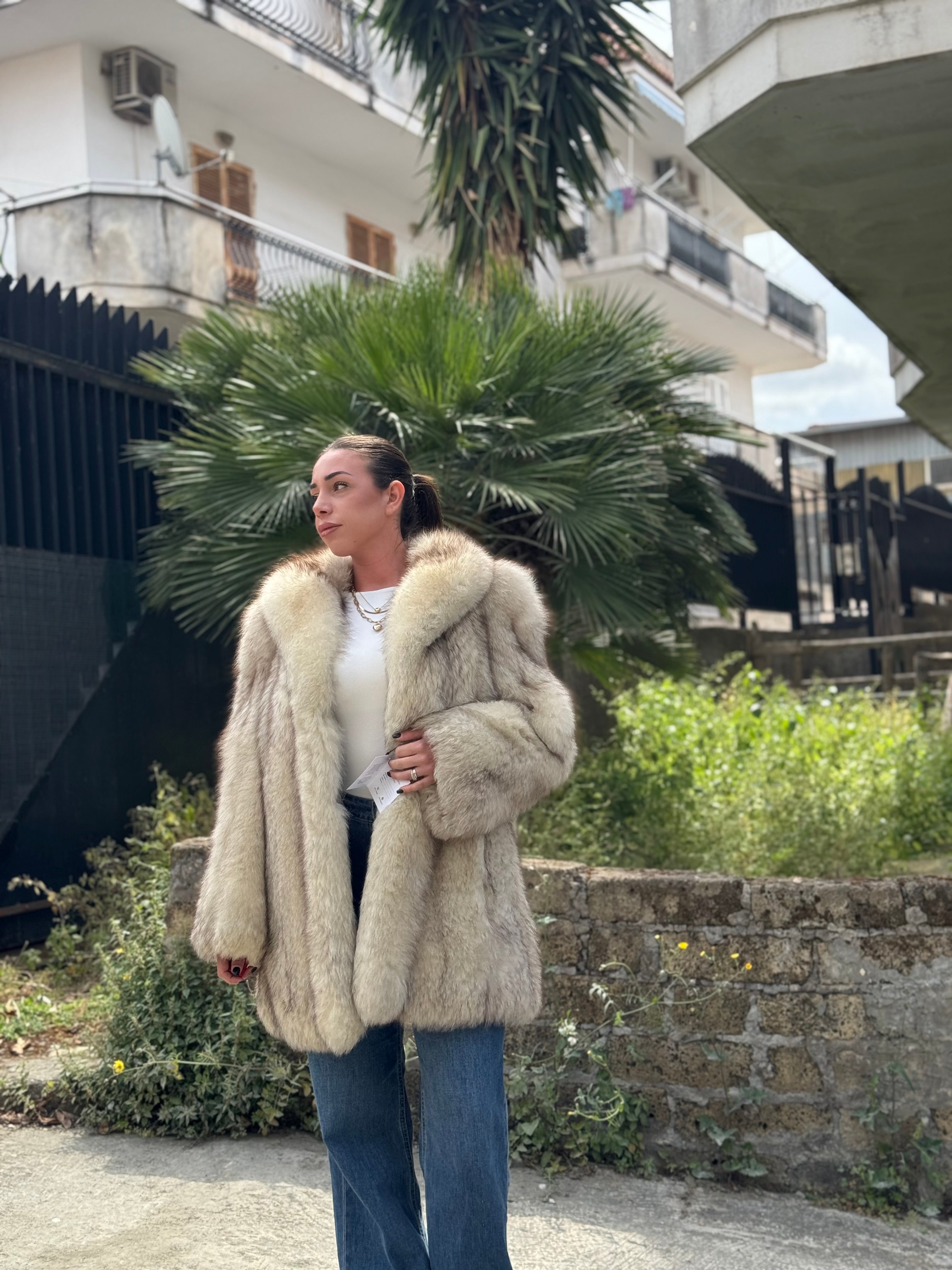 Giacca in volpe della groenlandia