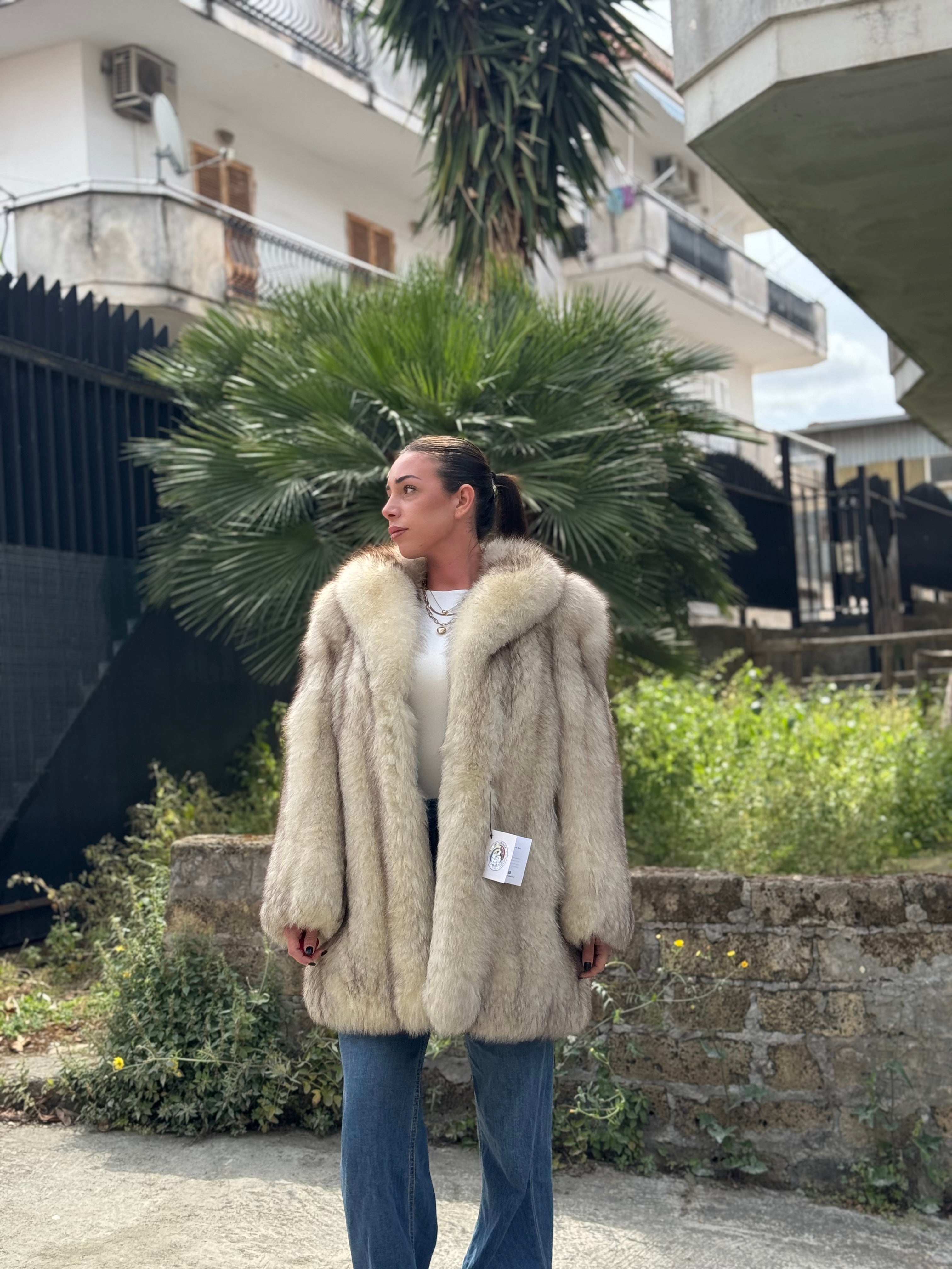 Giacca in volpe della groenlandia