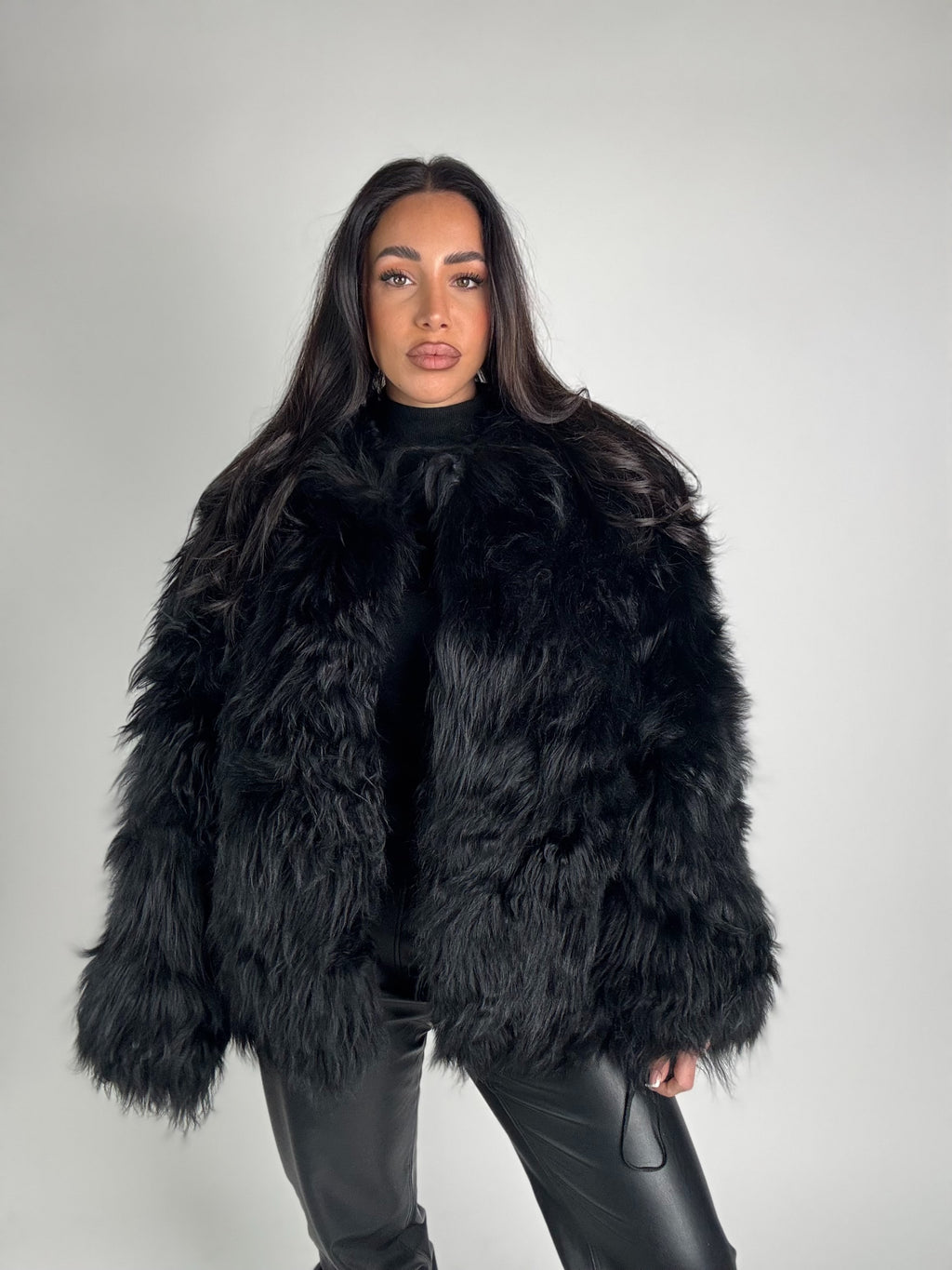 Mink Bomber Jacket