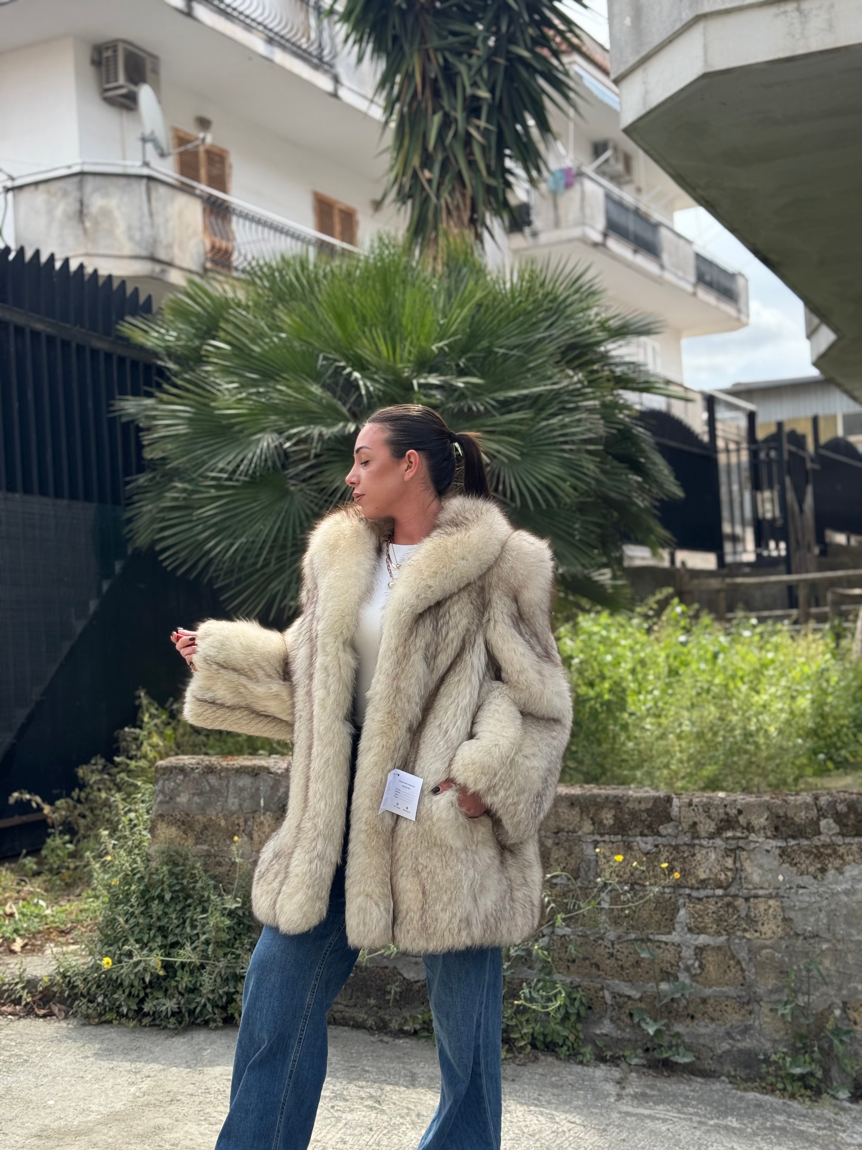 Giacca in volpe della groenlandia