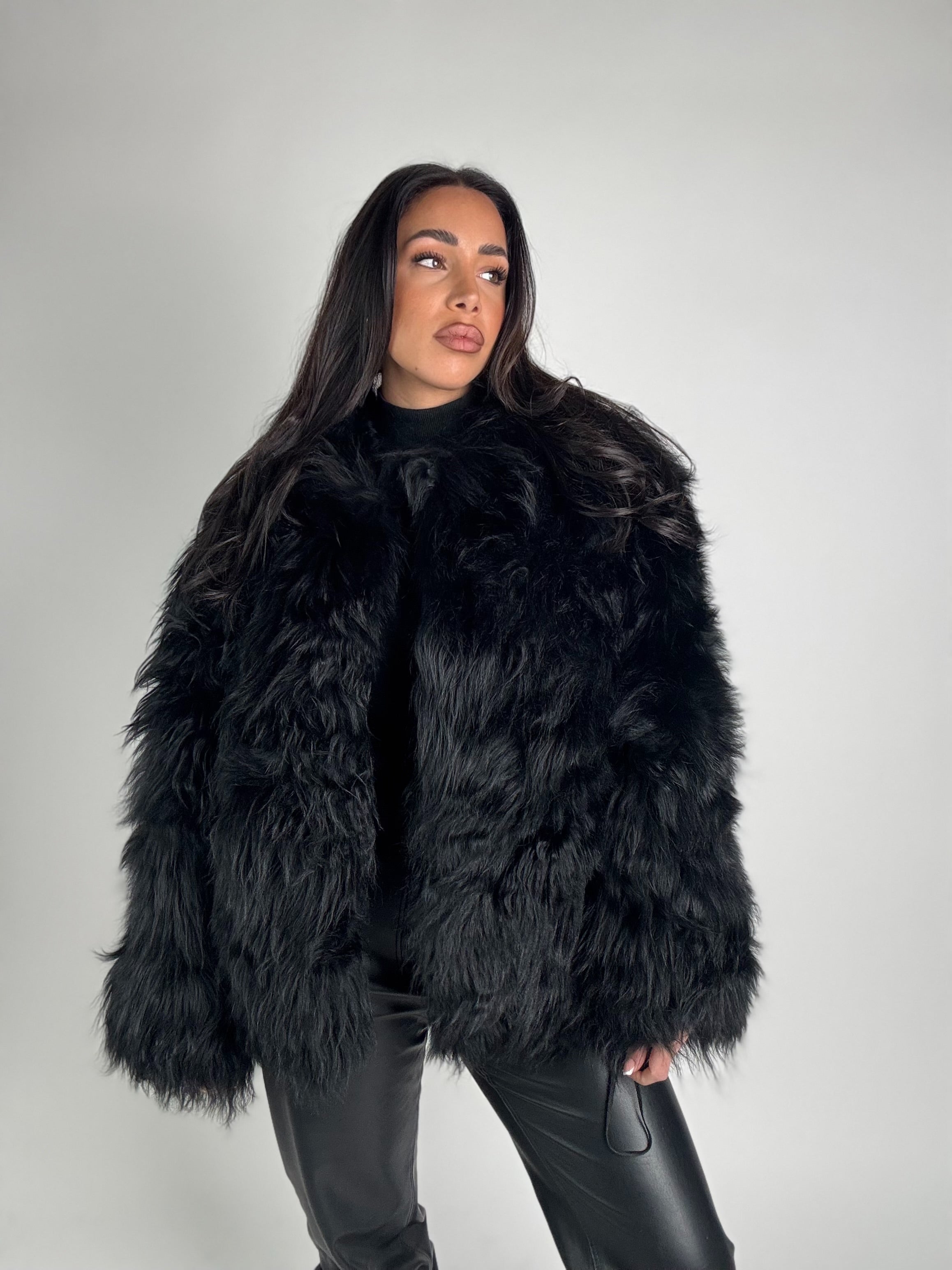 Mink Bomber Jacket