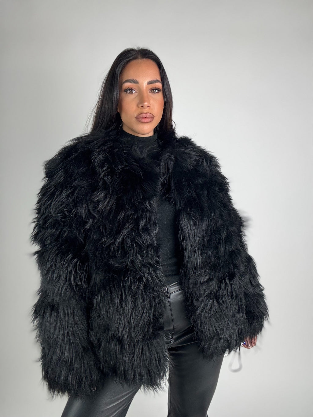 Mink Bomber Jacket
