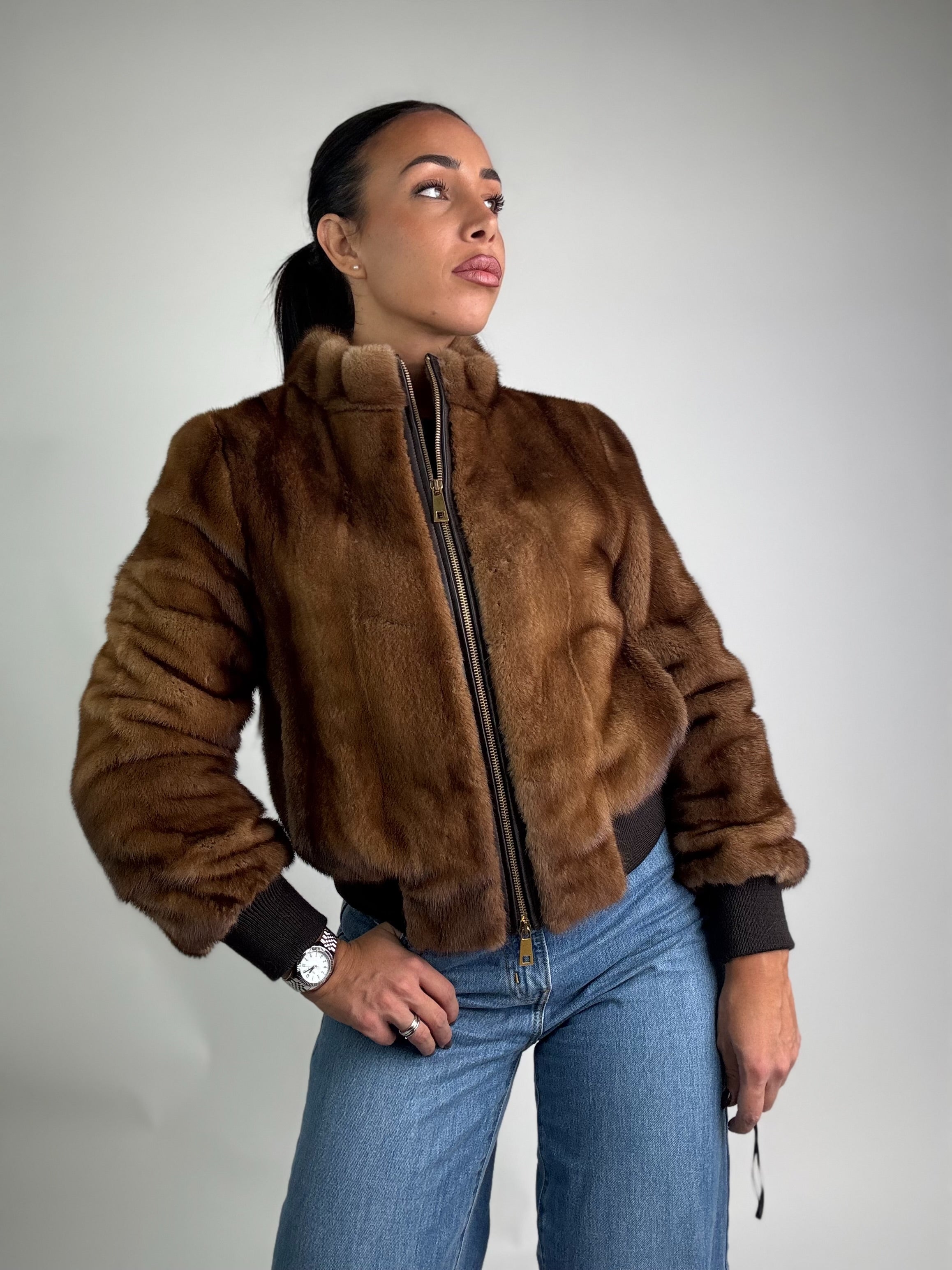 Bomber in visone N82