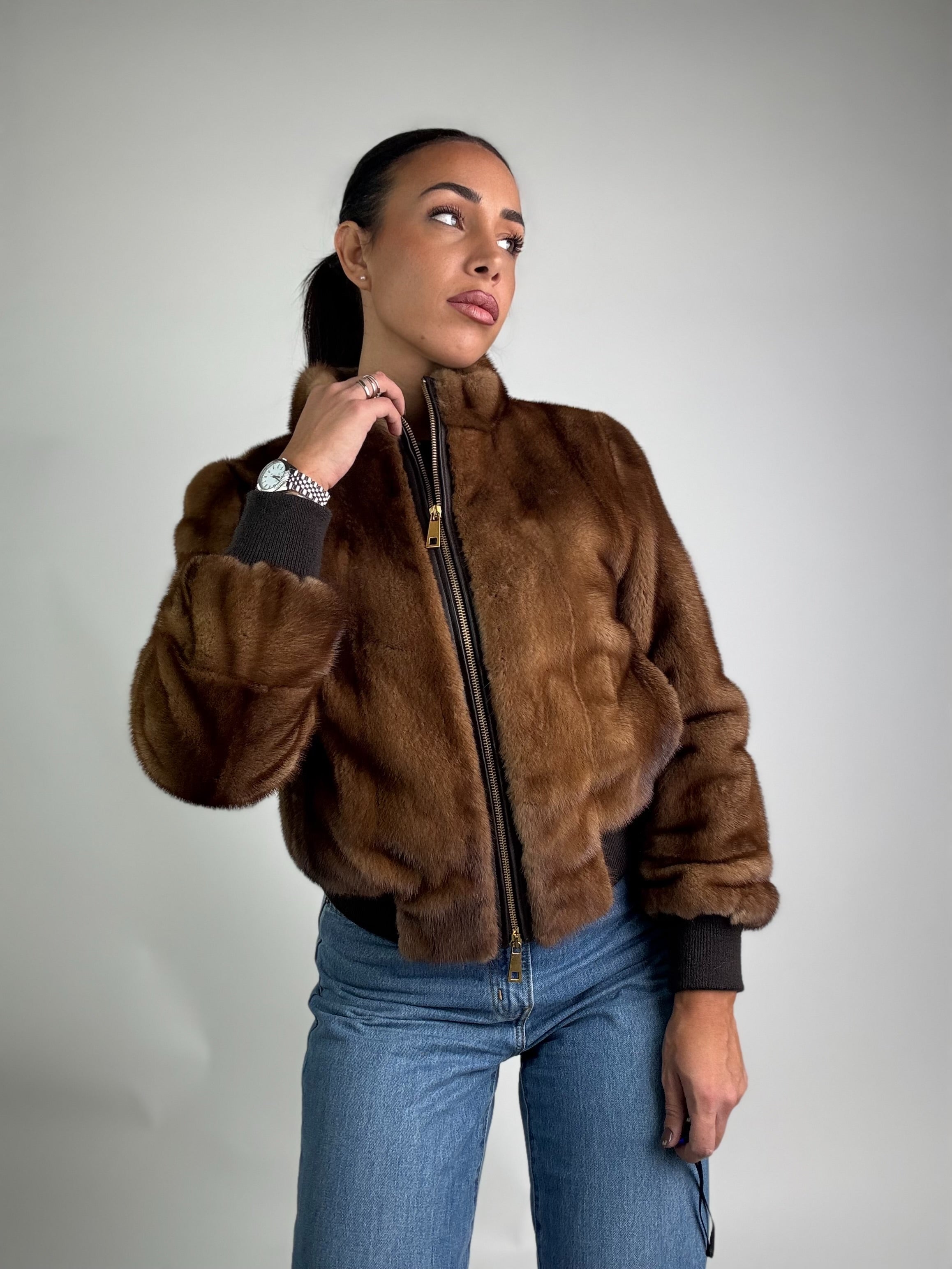 Bomber in visone N82