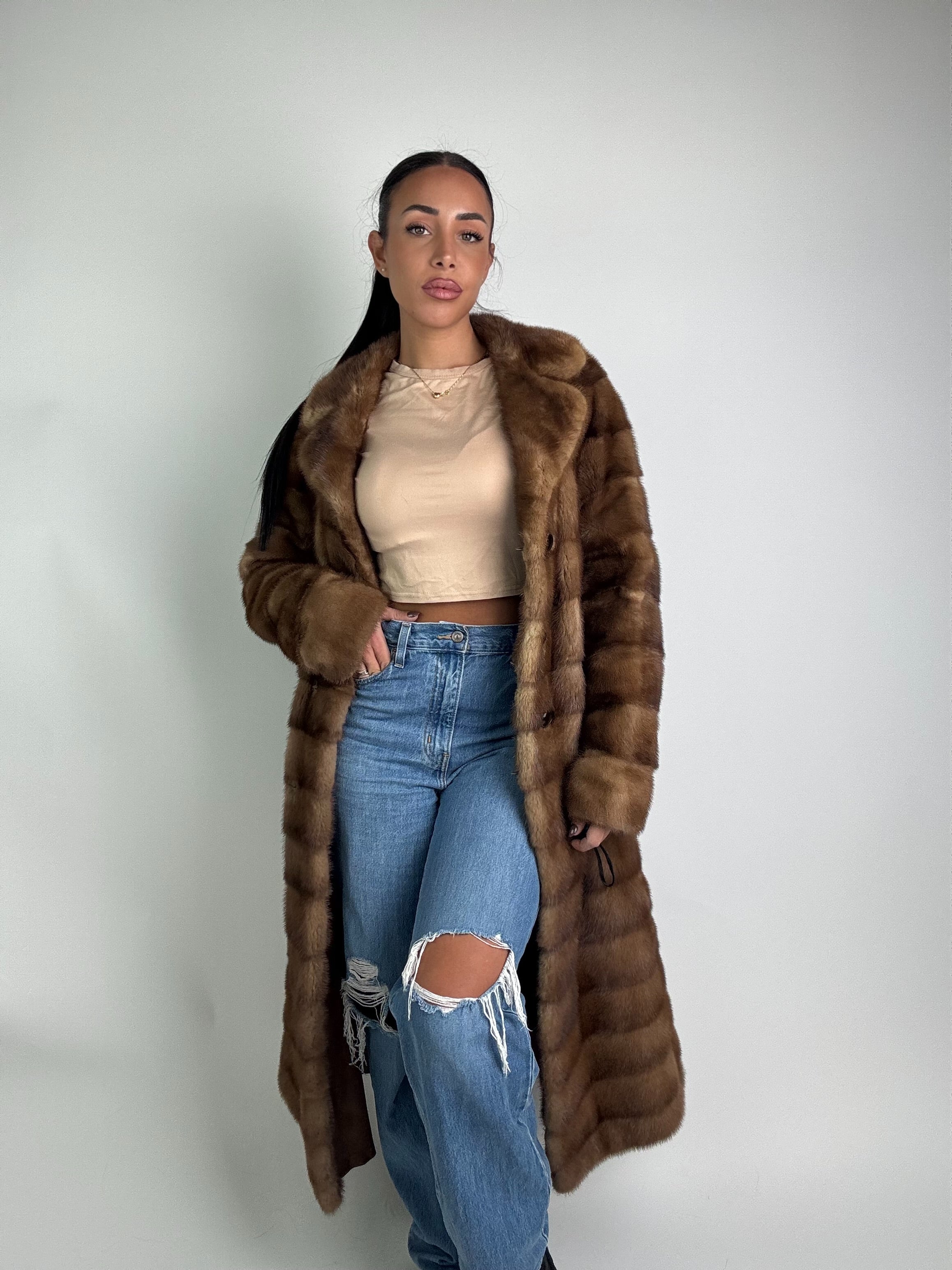 Cappotto in visone N365