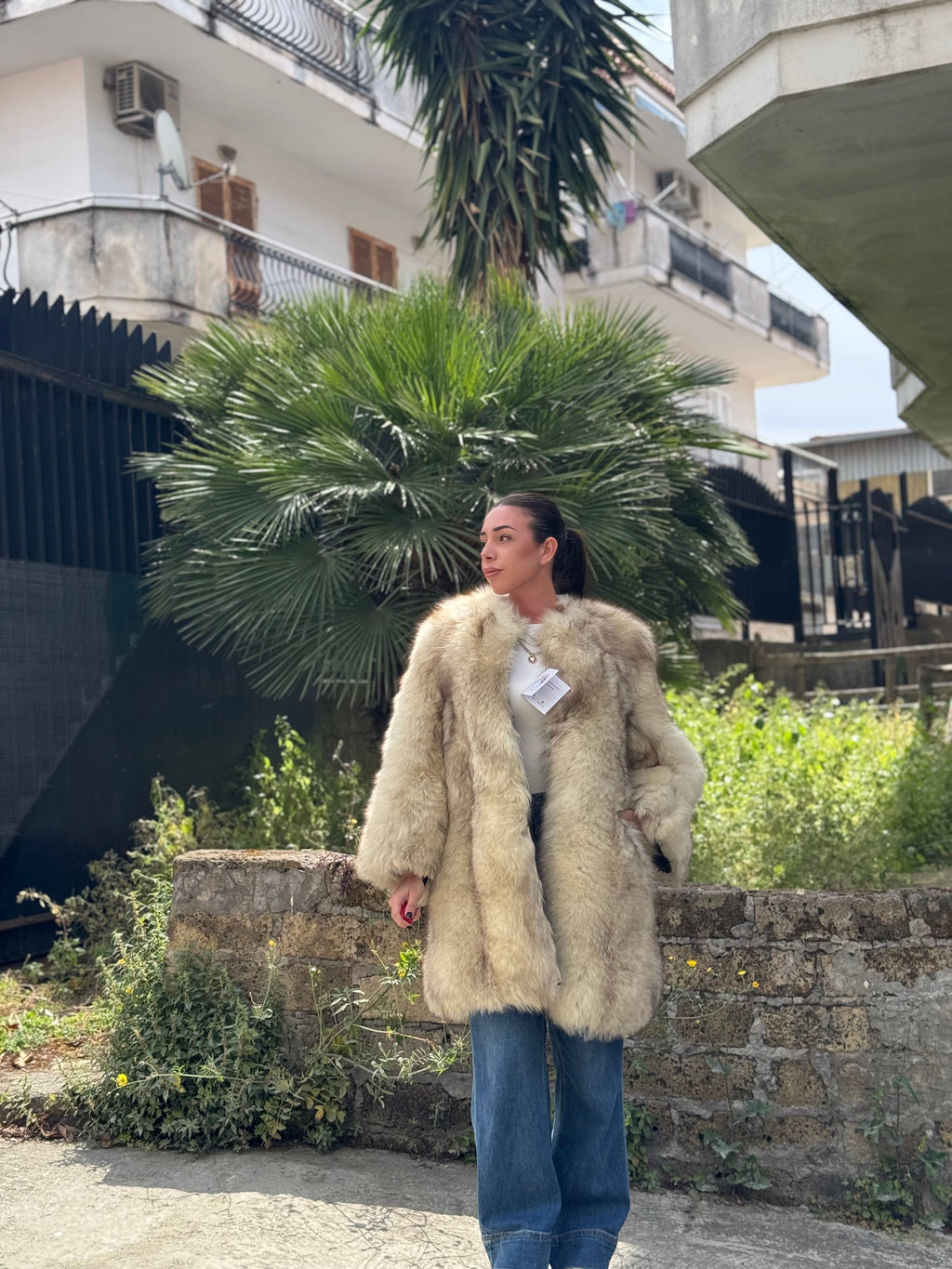 Giacca in volpe della groenlandia