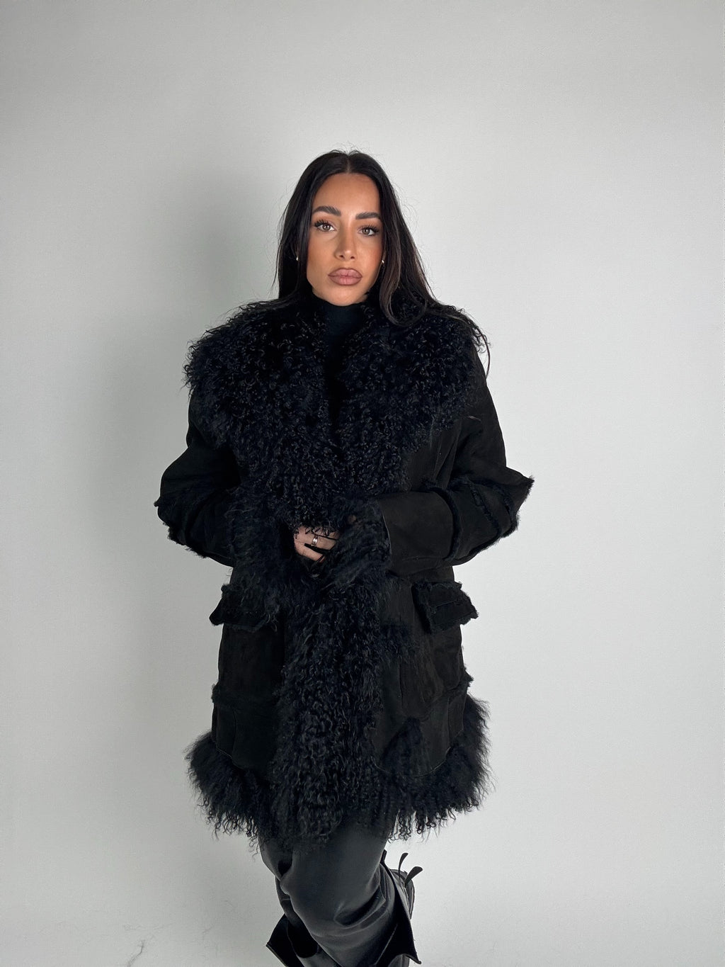 Shearling coat e mongolia N196