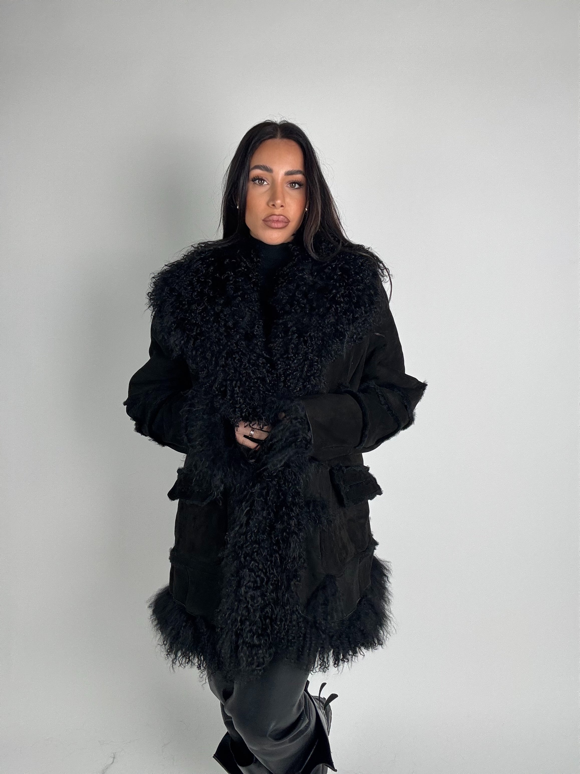Shearling coat e mongolia N196
