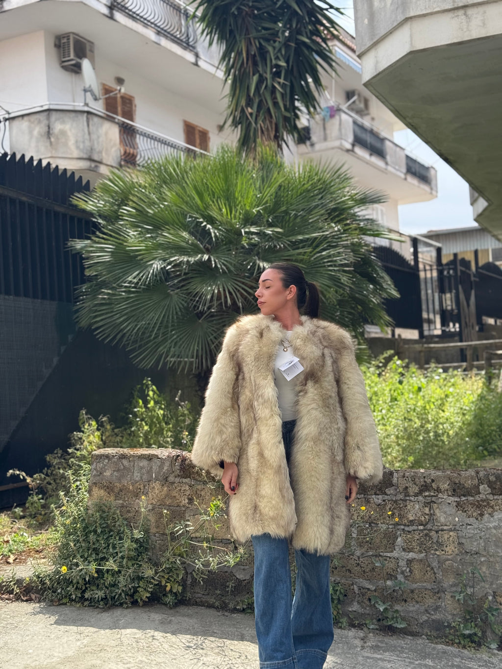 Giacca in volpe della groenlandia