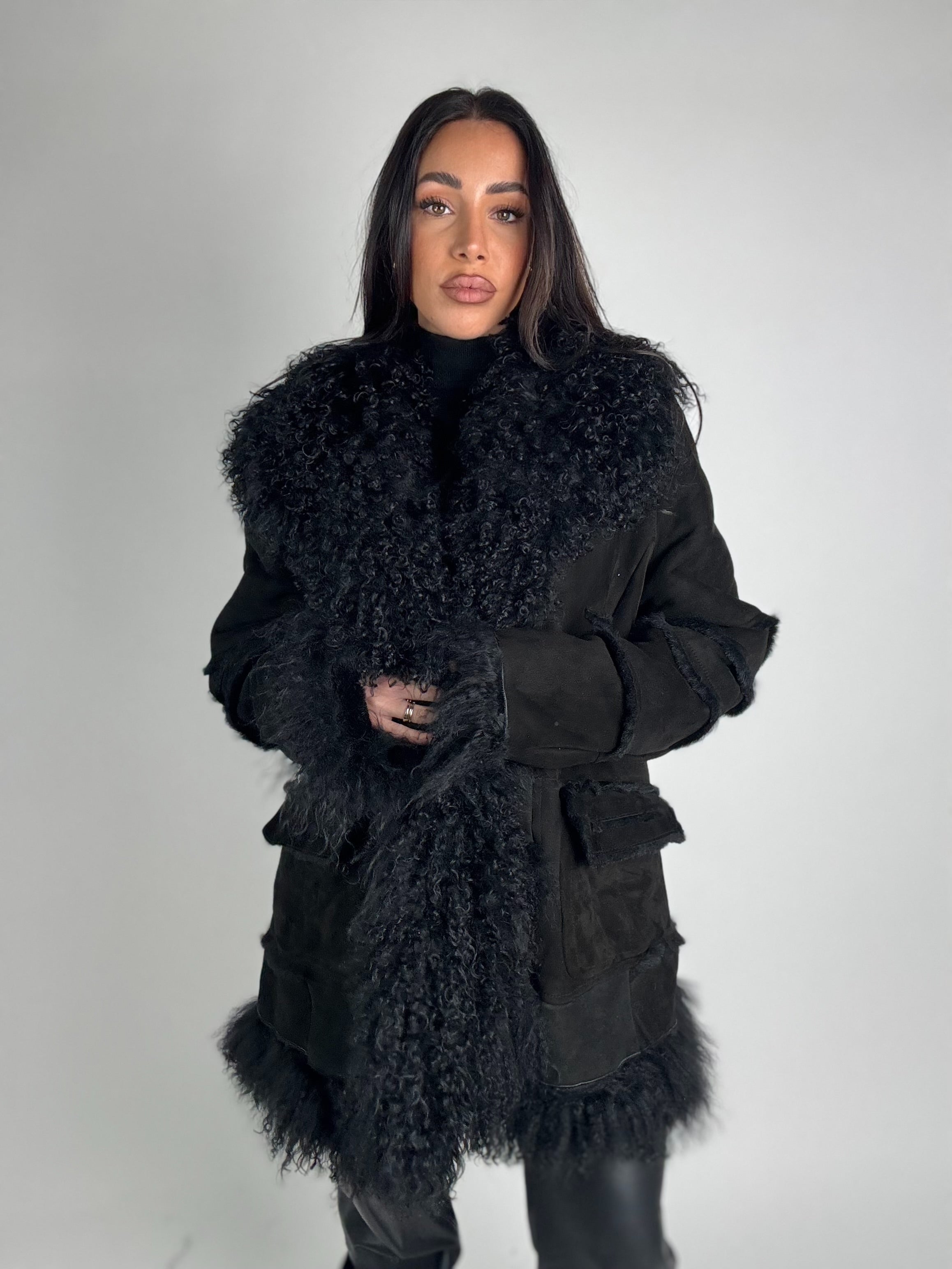 Shearling coat e mongolia N196
