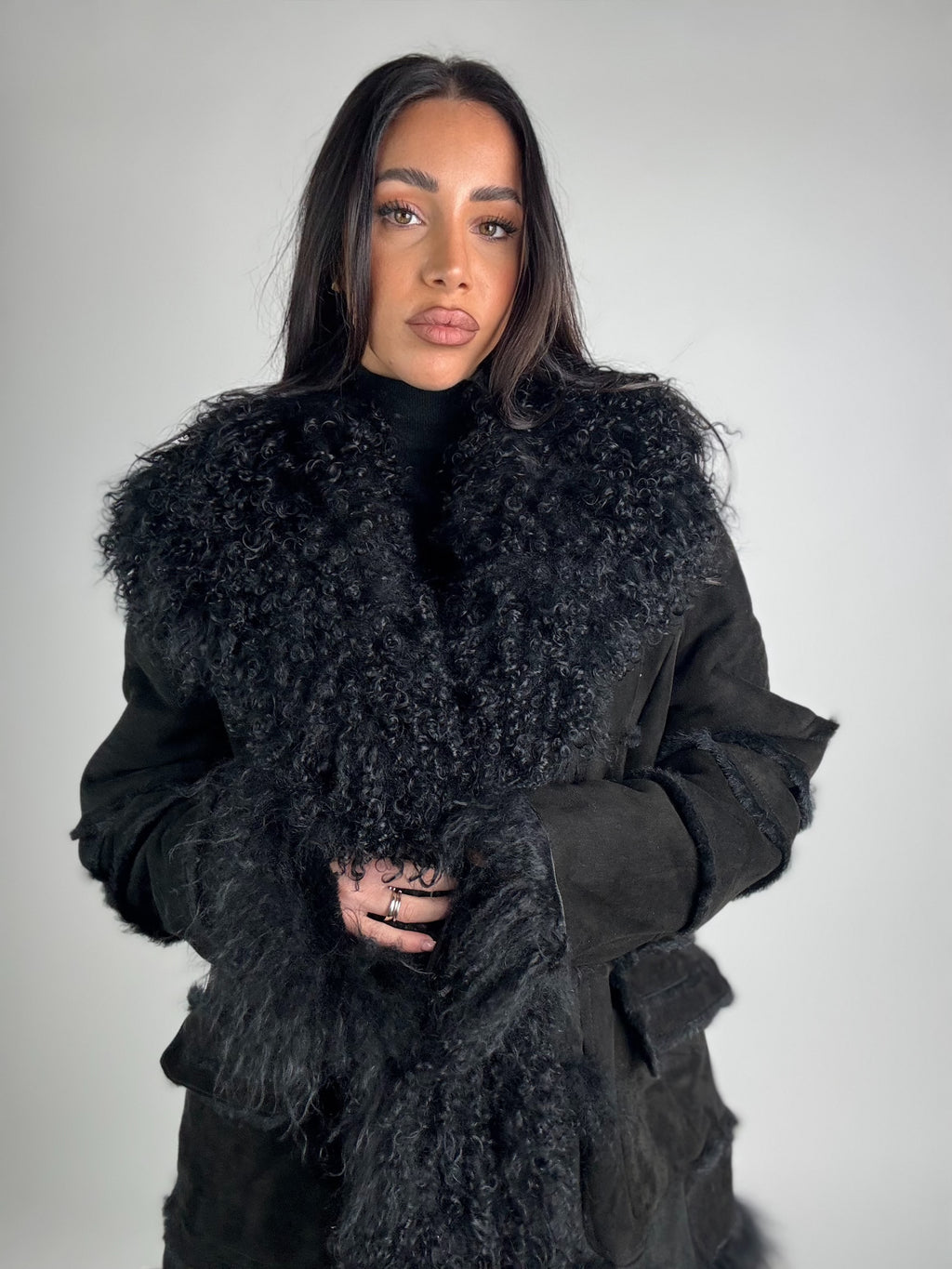 Shearling coat e mongolia N196