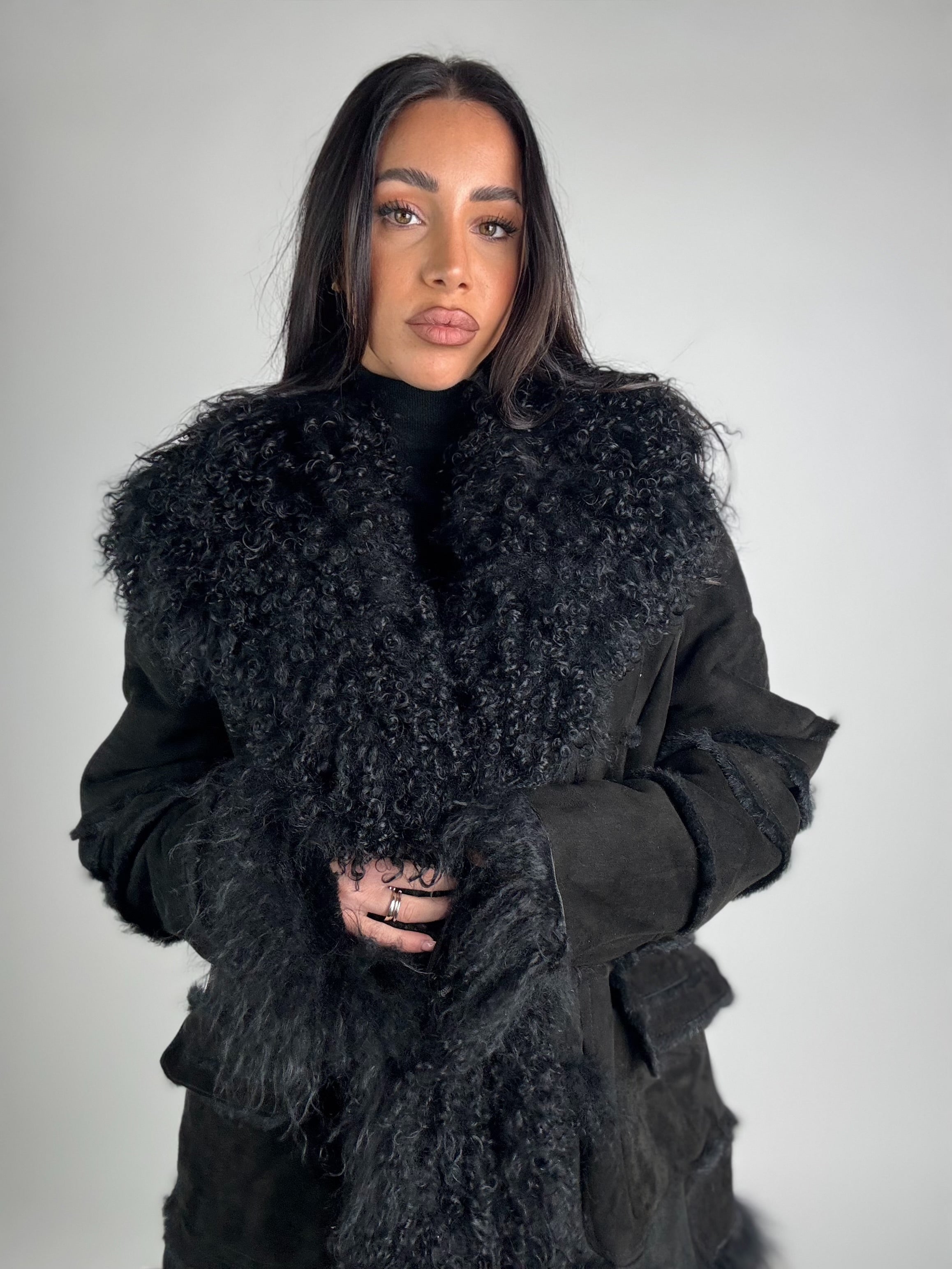 Shearling coat e mongolia N196