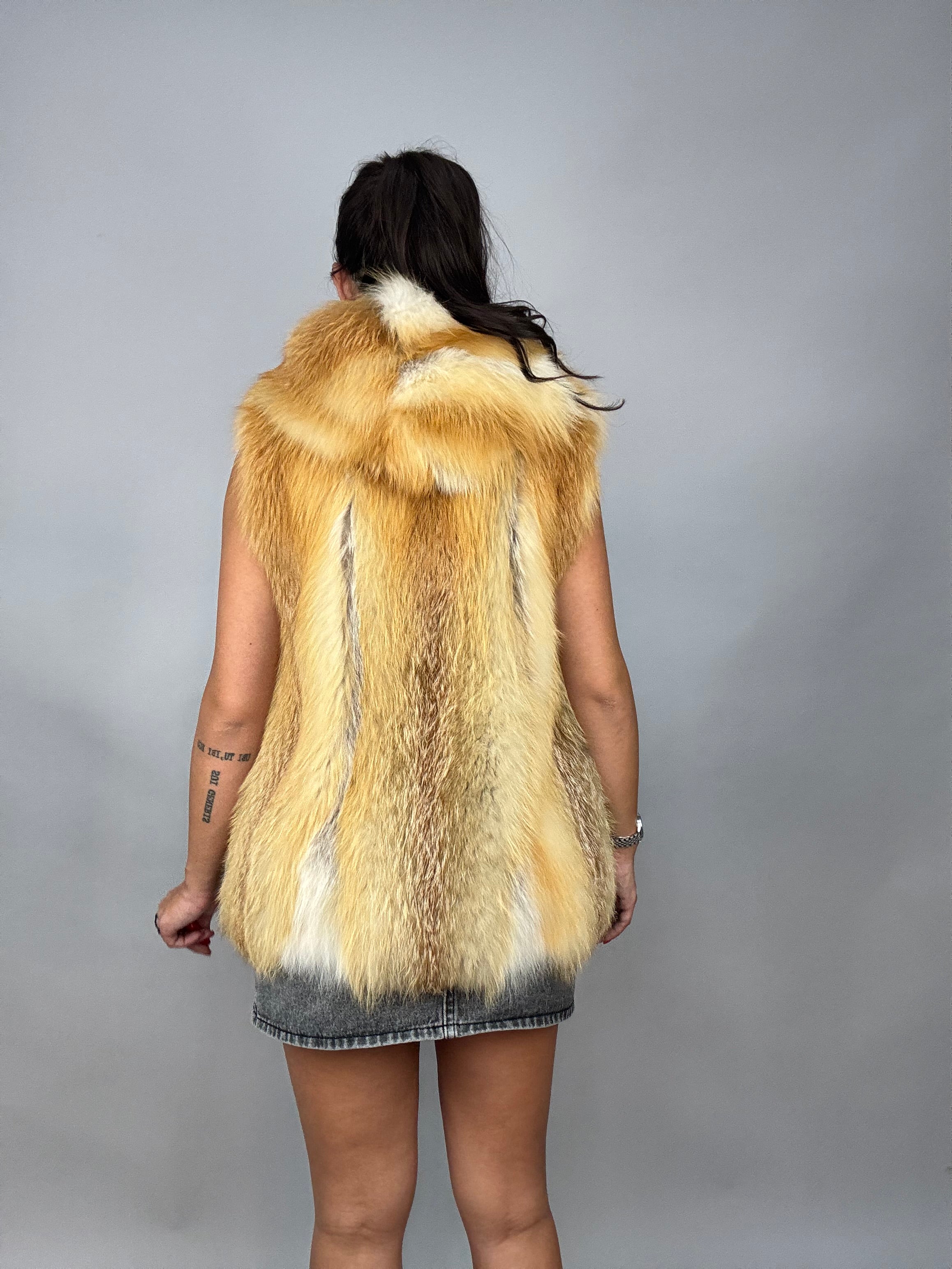 Smanicato in volpe rossa