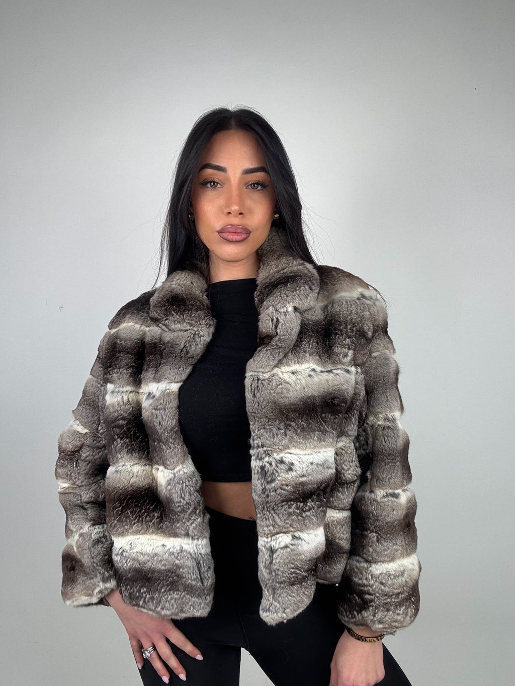 Mink Bomber Jacket