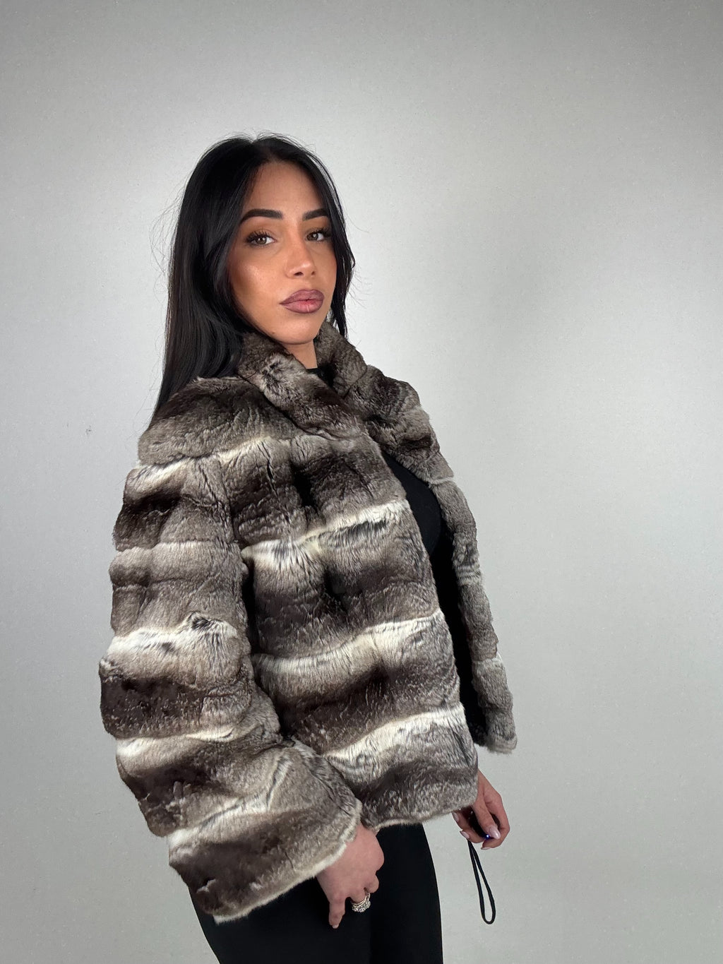 Mink Bomber Jacket