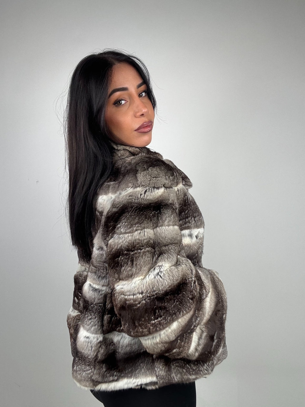 Mink Bomber Jacket