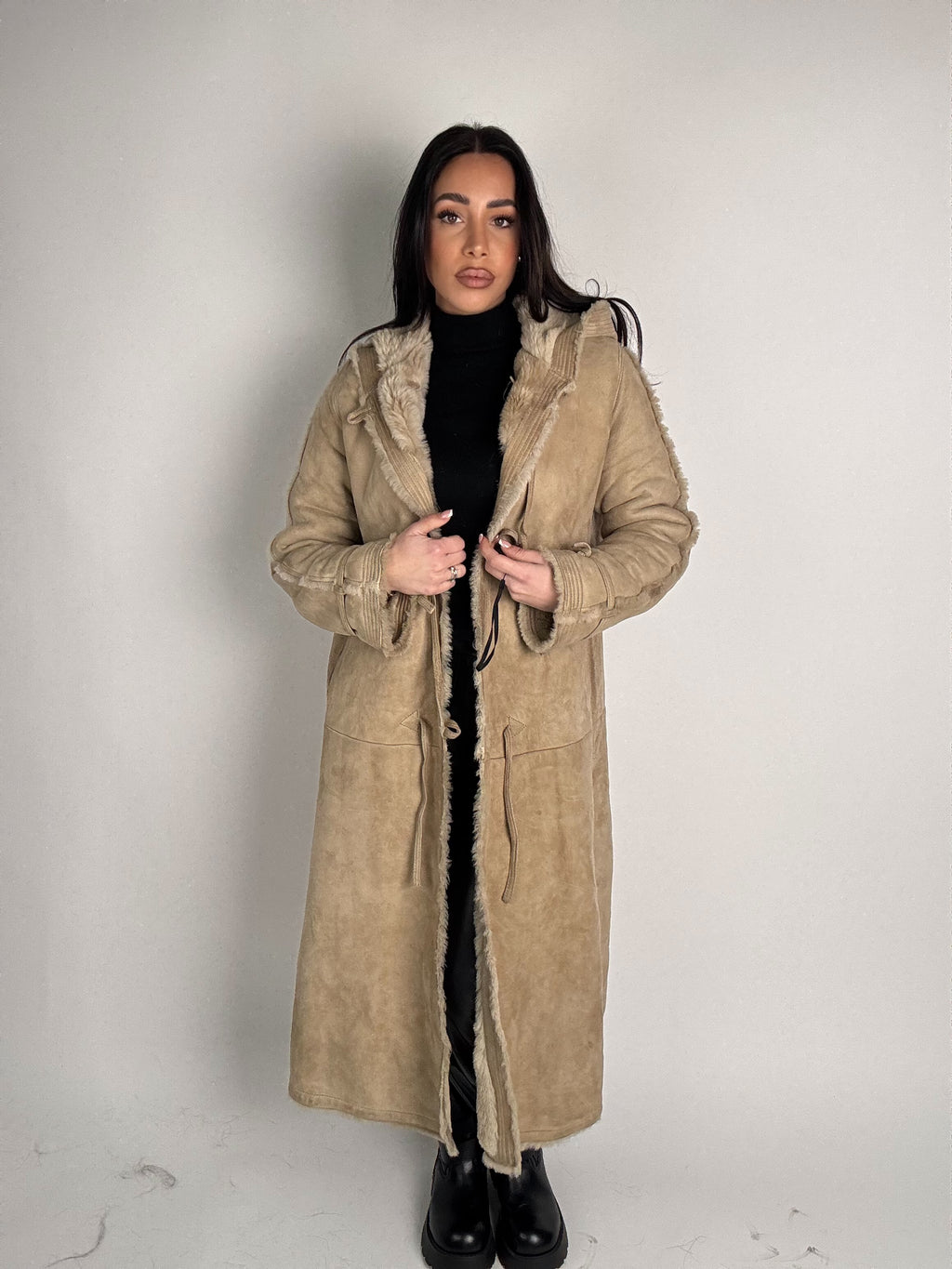 Shearling coat e volpe N202