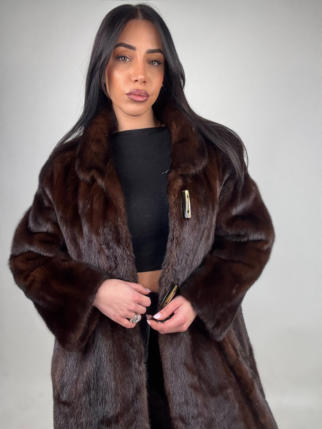 Cappotto in visone N596