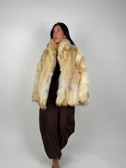 Giacca in volpe golden N251