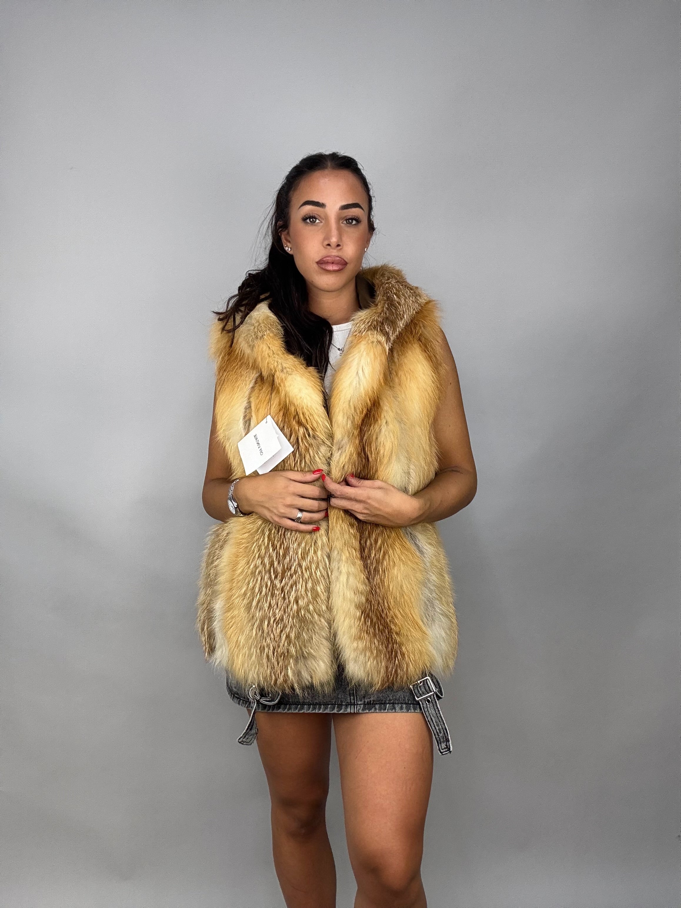 Smanicato in volpe rossa